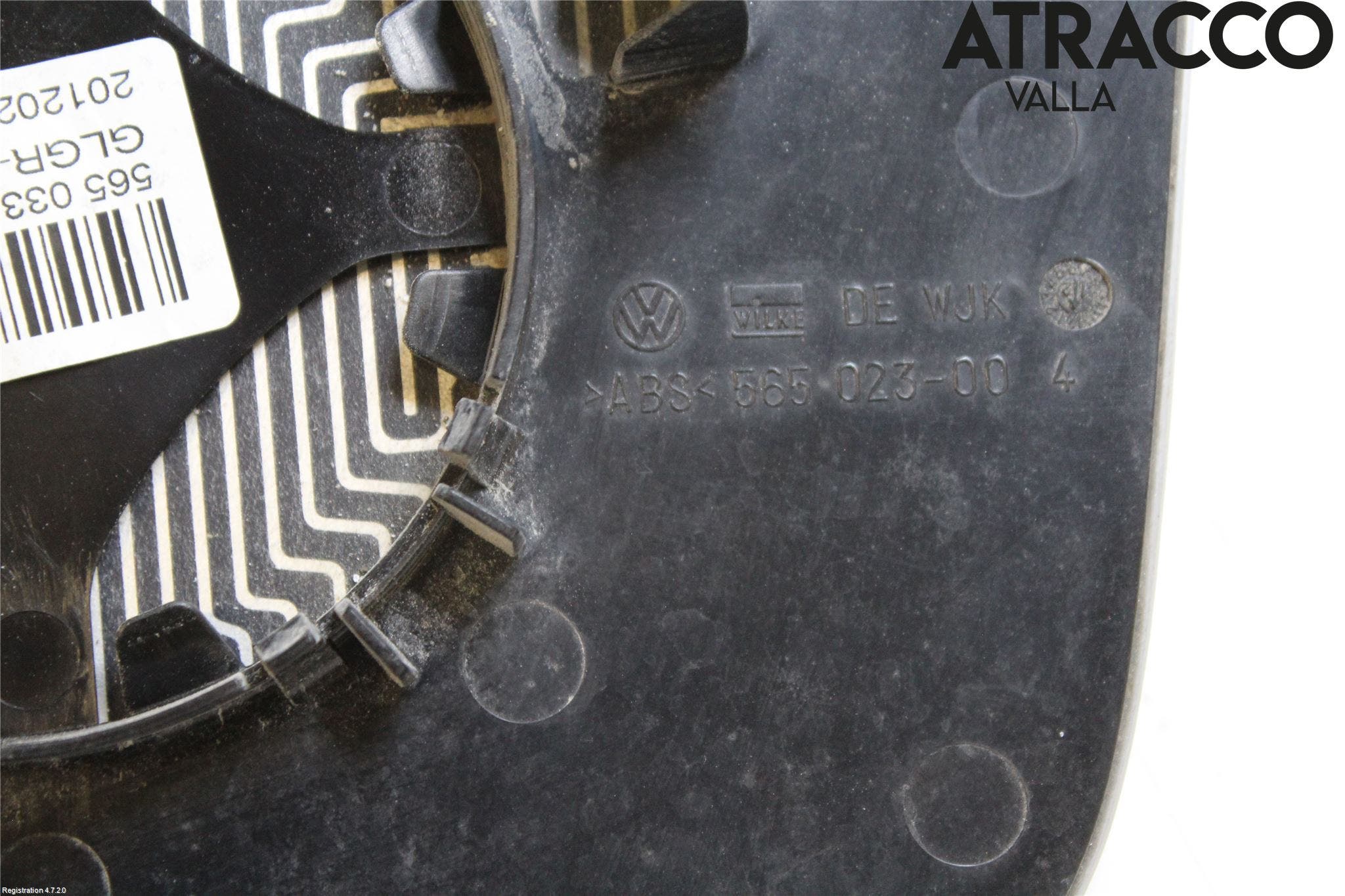 Volkswagen VW CADDY 11-15 Spegelglas Hö