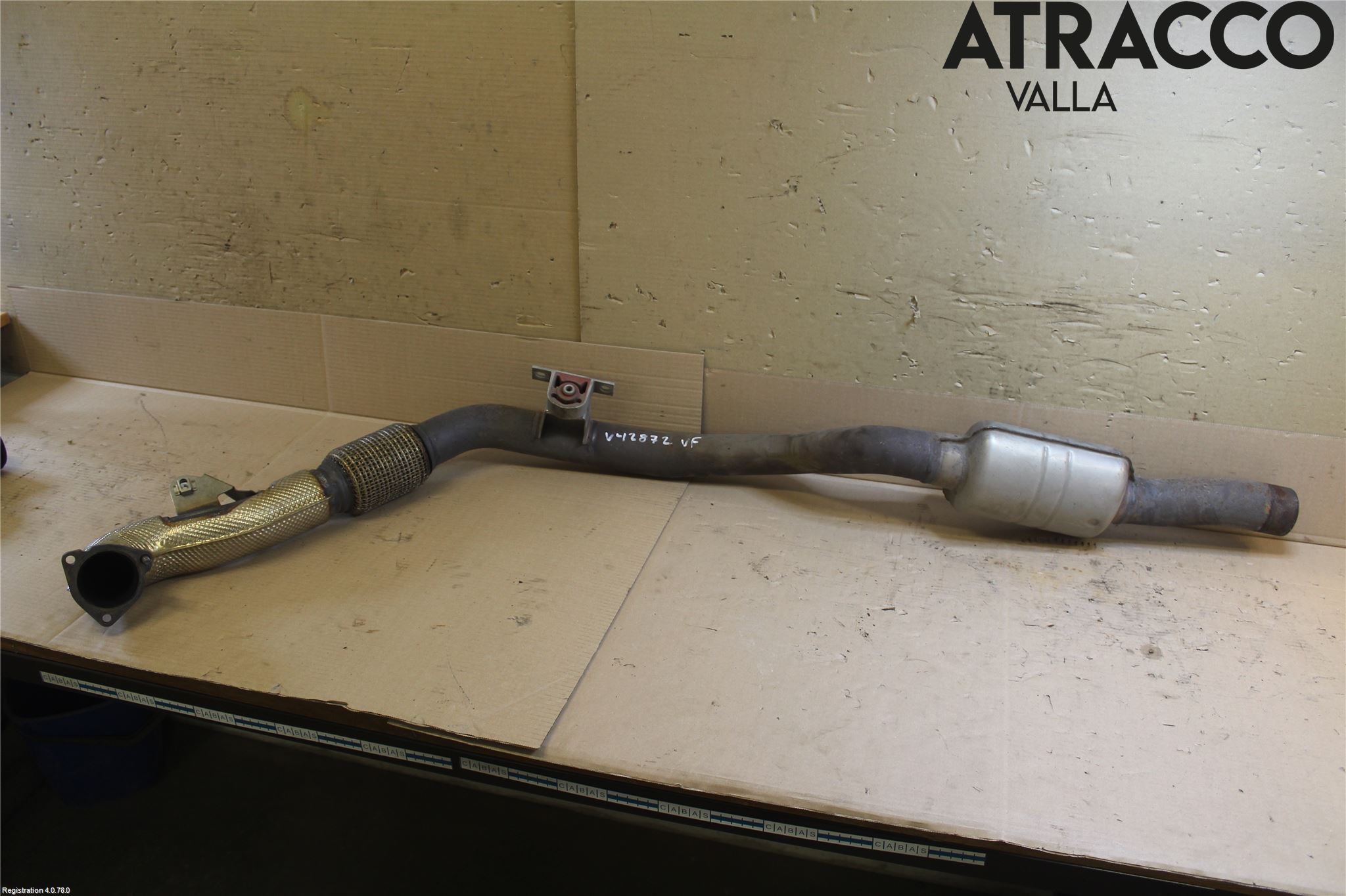 Audi A4/S4 B9 16-19 Avgas Främre Rör
