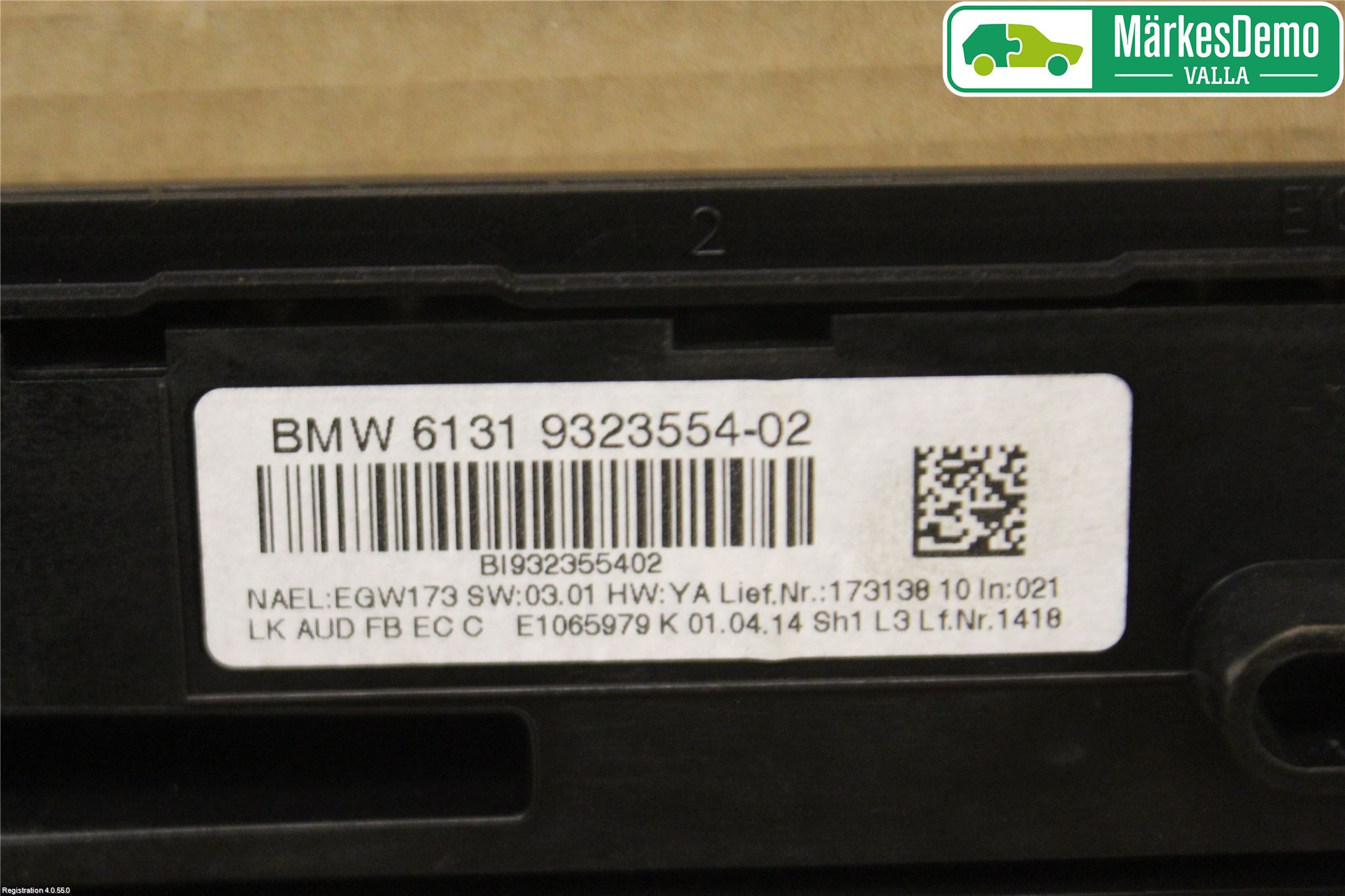 BMW 3 GT F34 13-19 Ac Styrenhet Ac Manöveren