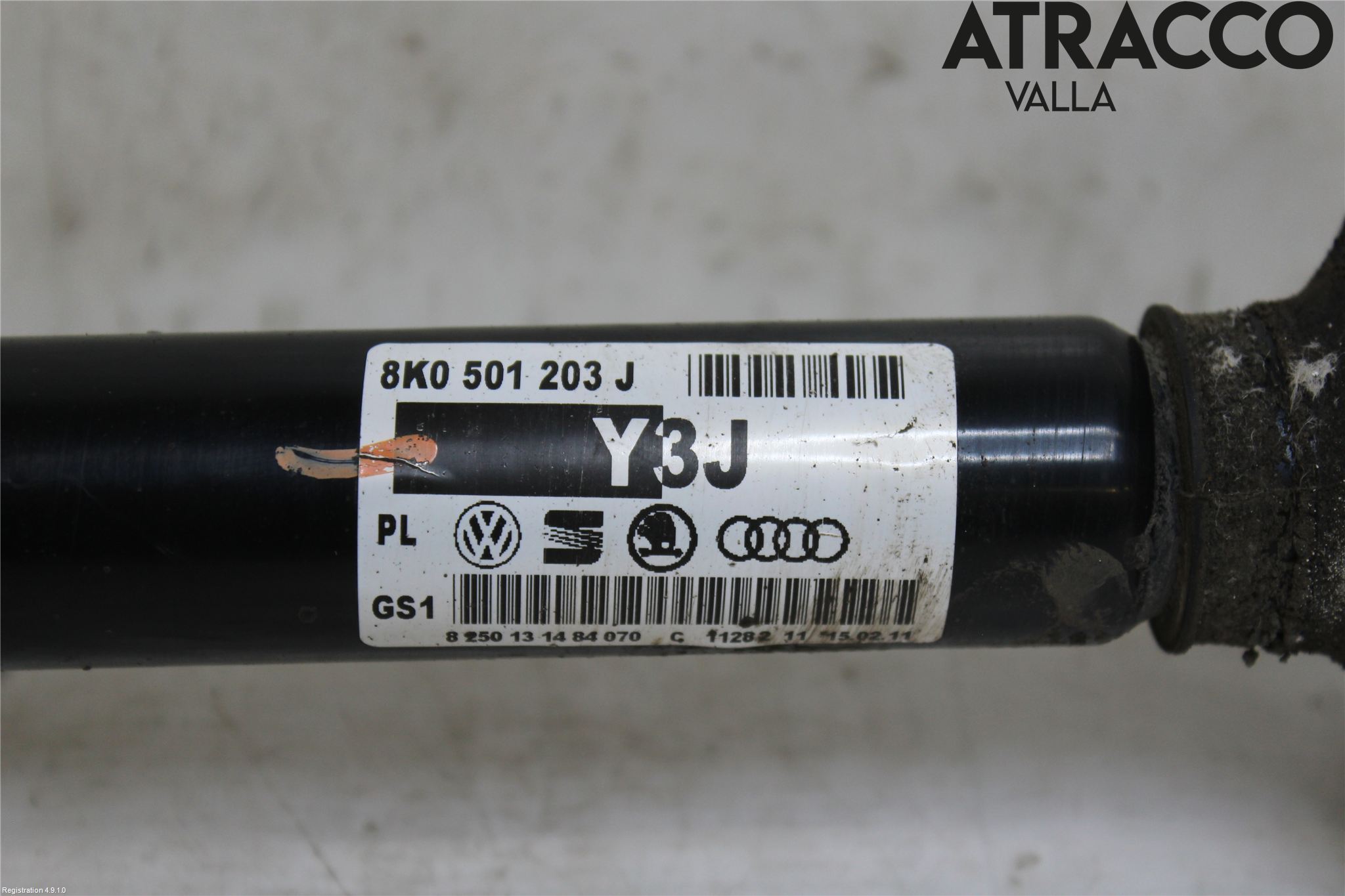 Audi A5 07-16 Drivaxel Bak Vänster