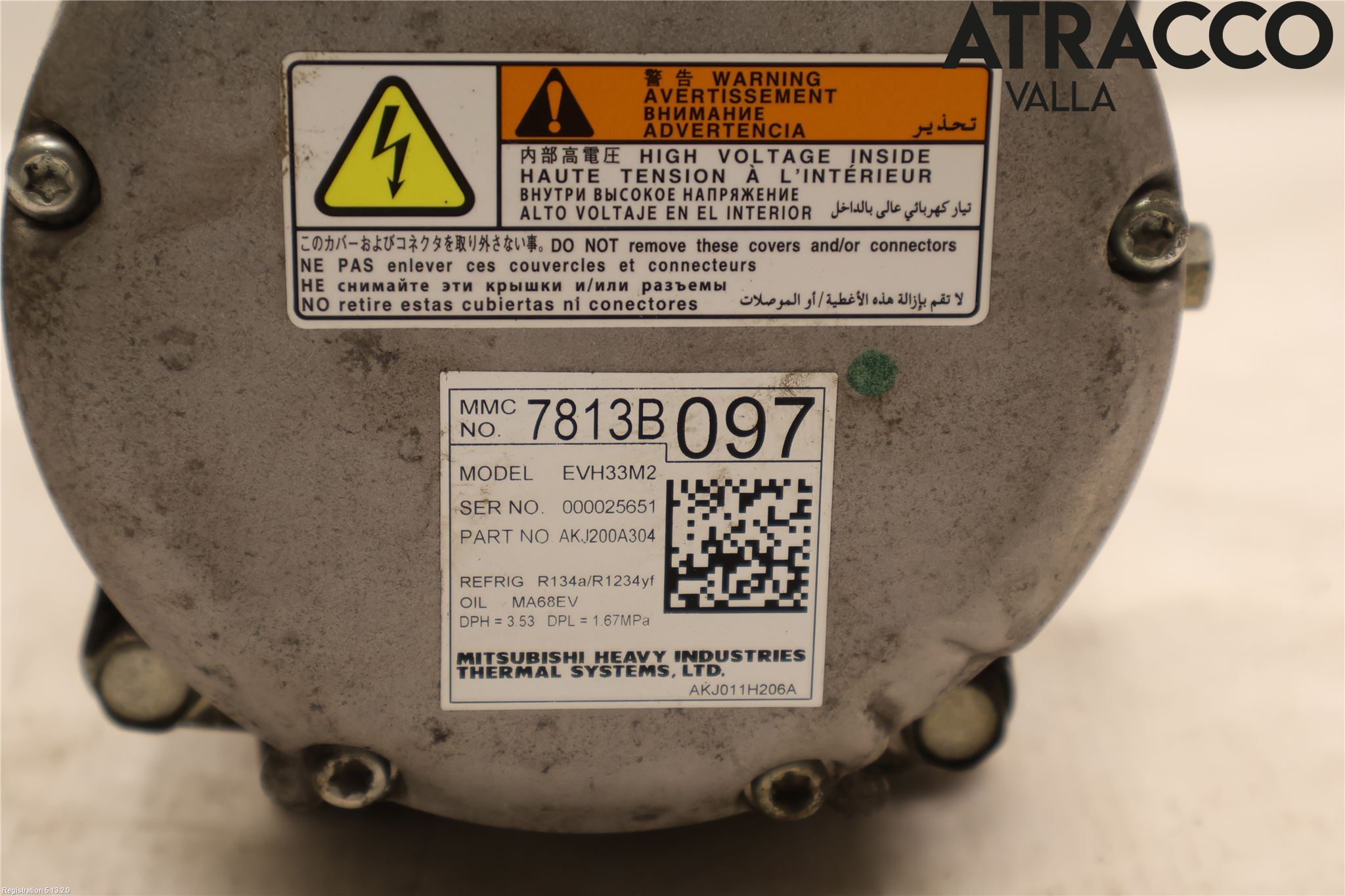 Mitsubishi OUTLANDER 13-21 Ac Kompressor