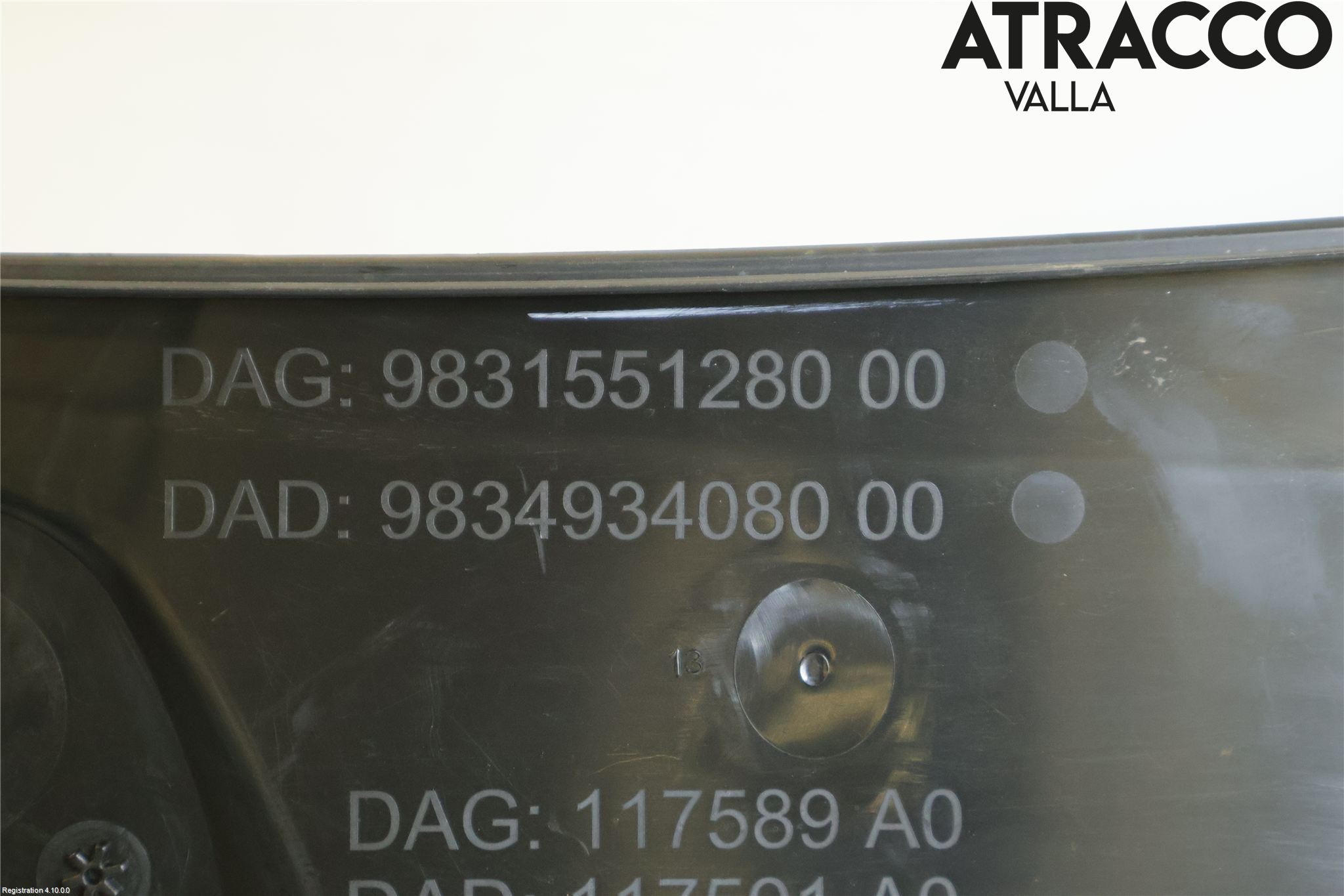 Peugeot 408 22- Torpedplåt-Torpedplast