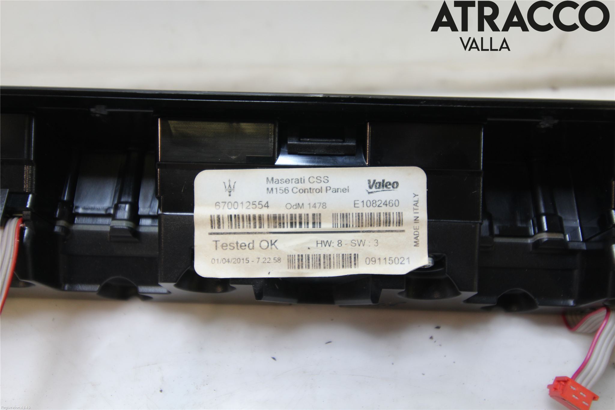 Maserati GHIBLI Ac Styrenhet Ac Manöveren