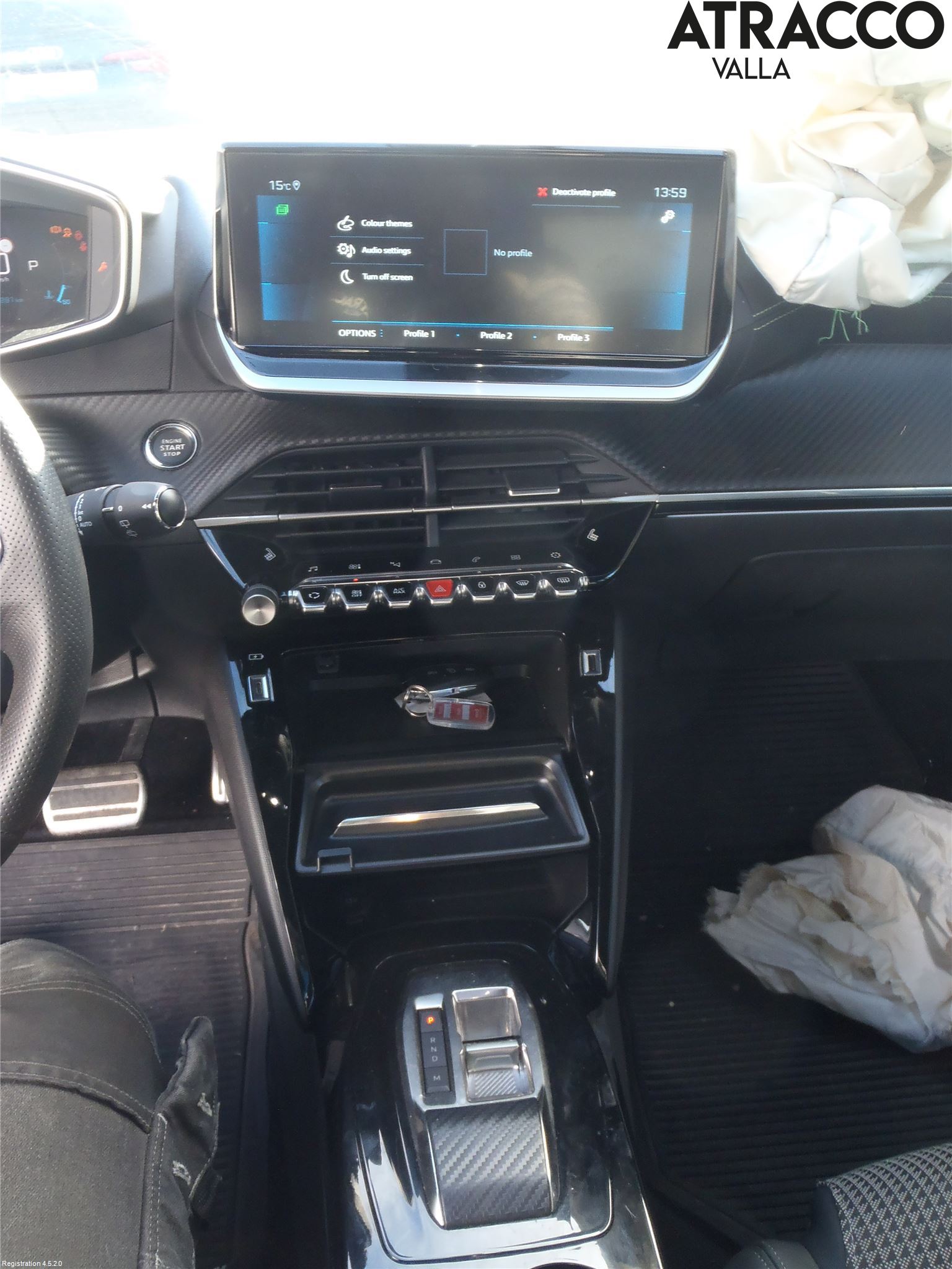 Peugeot 2008/E-2008 20- Multifunktionsdisplay