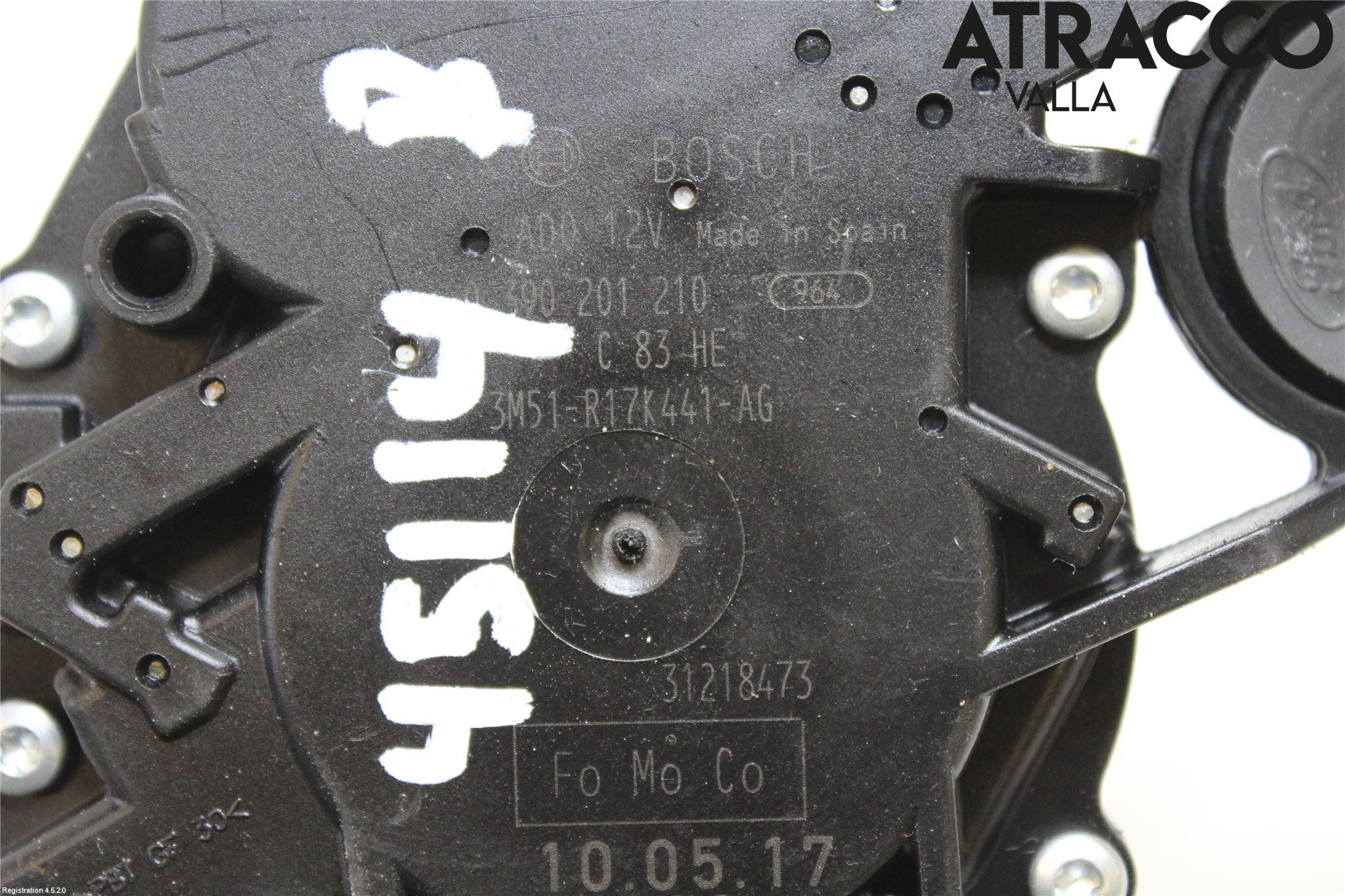 Ford MONDEO 07-15 Torkarmotor Baklucka