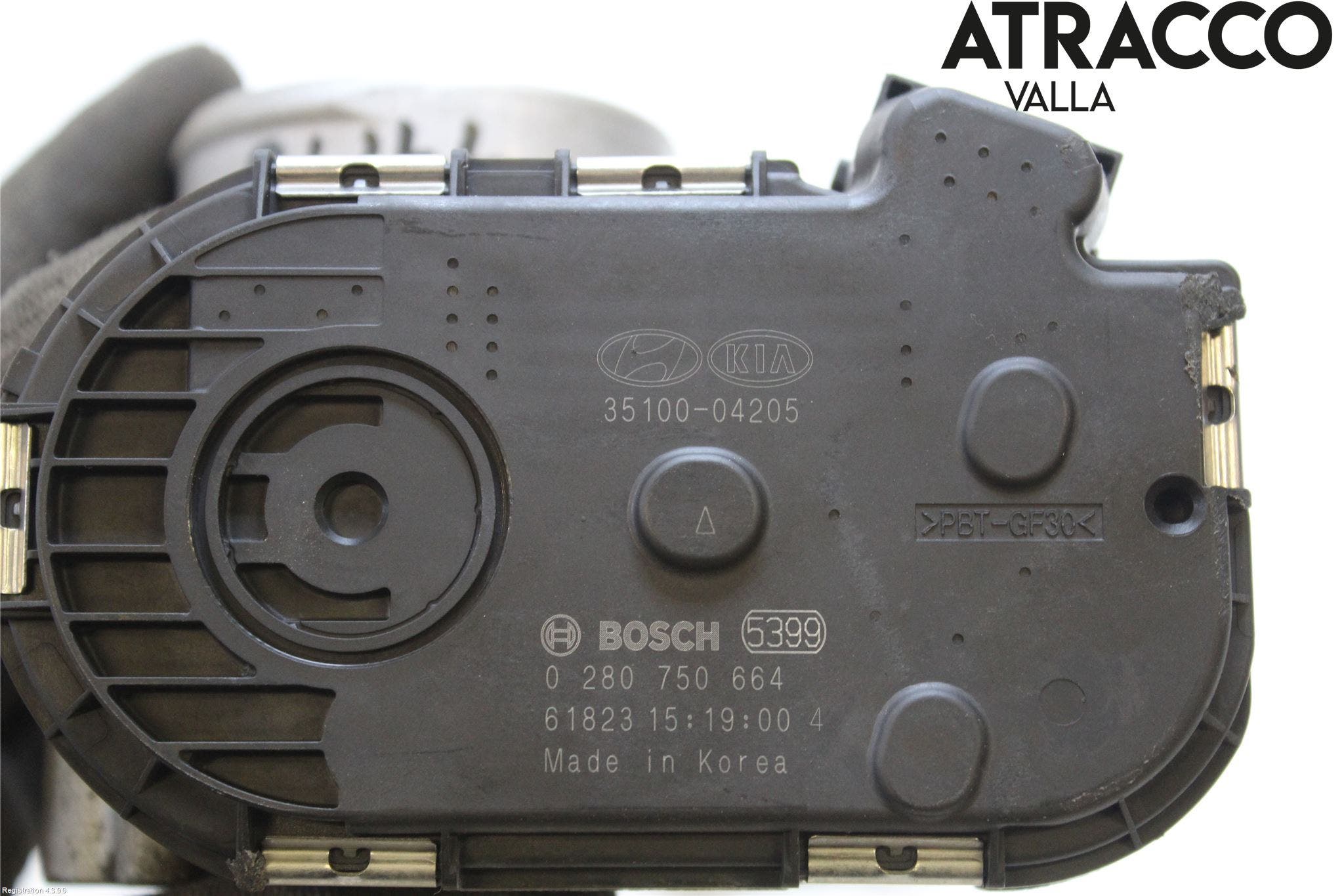 Kia PICANTO 12-17 Injspjällhus