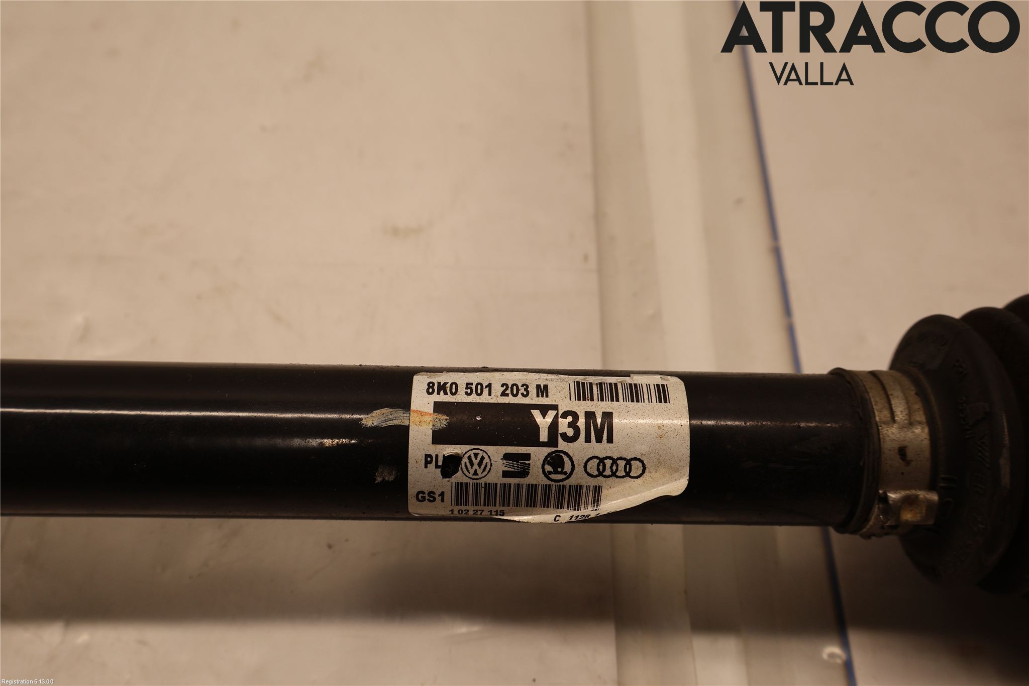Audi A5 07-16 Drivaxel Bak Vänster