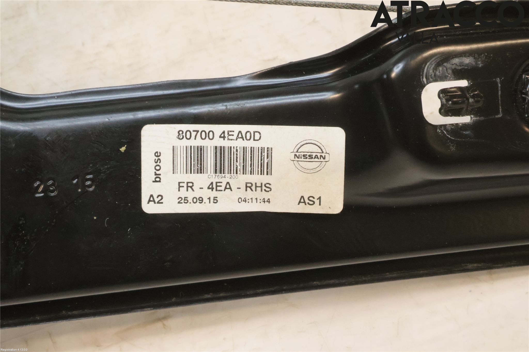Nissan QASHQAI 14-17 Fönsterhiss El Kompl