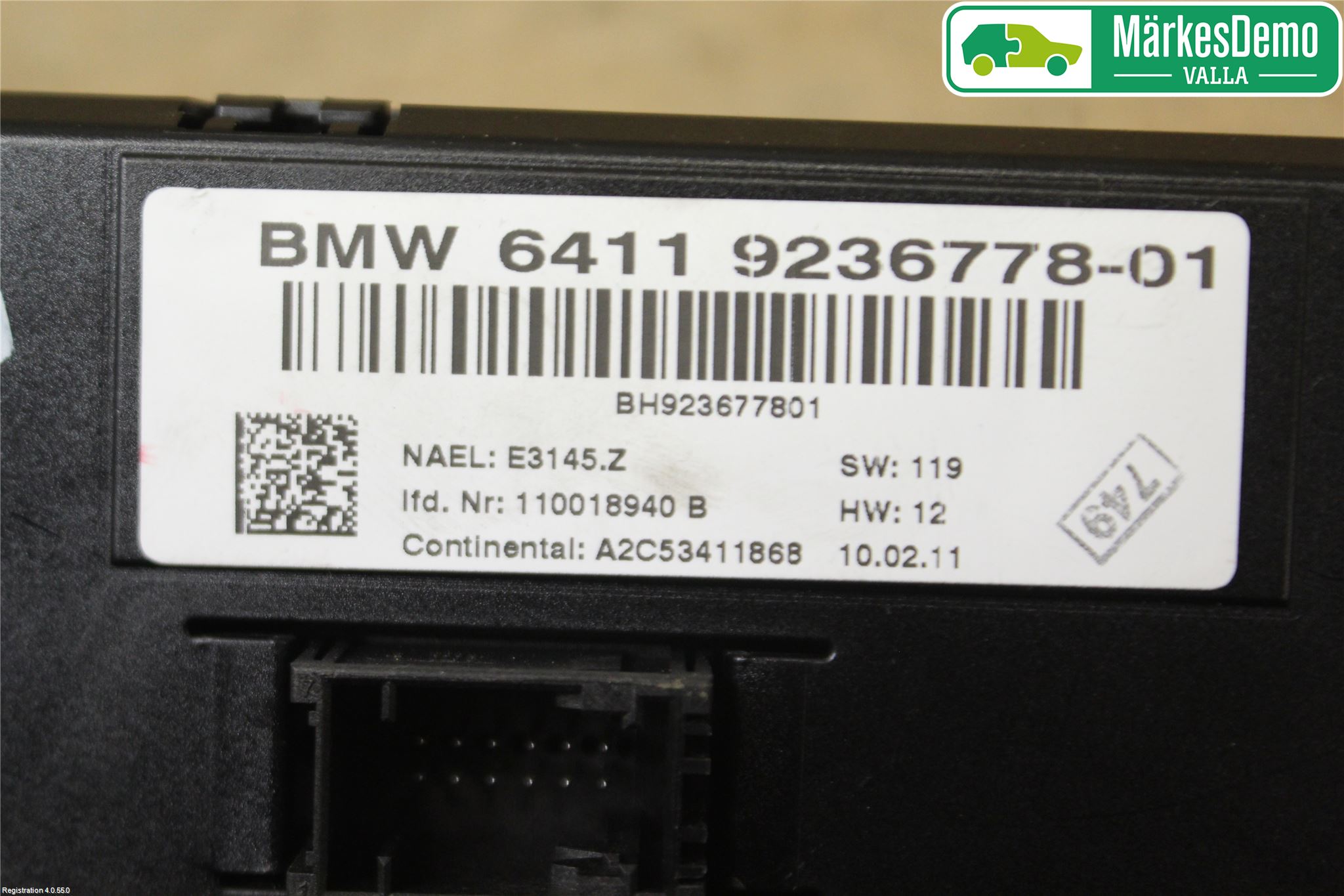 BMW X1 E84 10-15 Ac Styrenhet Ac Manöveren