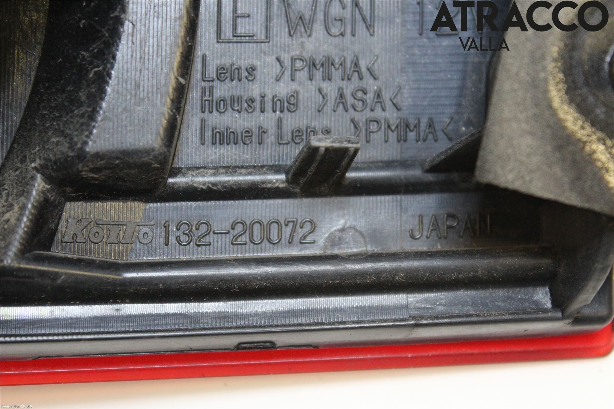 Subaru OUTBACK 10-15 Bakljus Lucka Vä