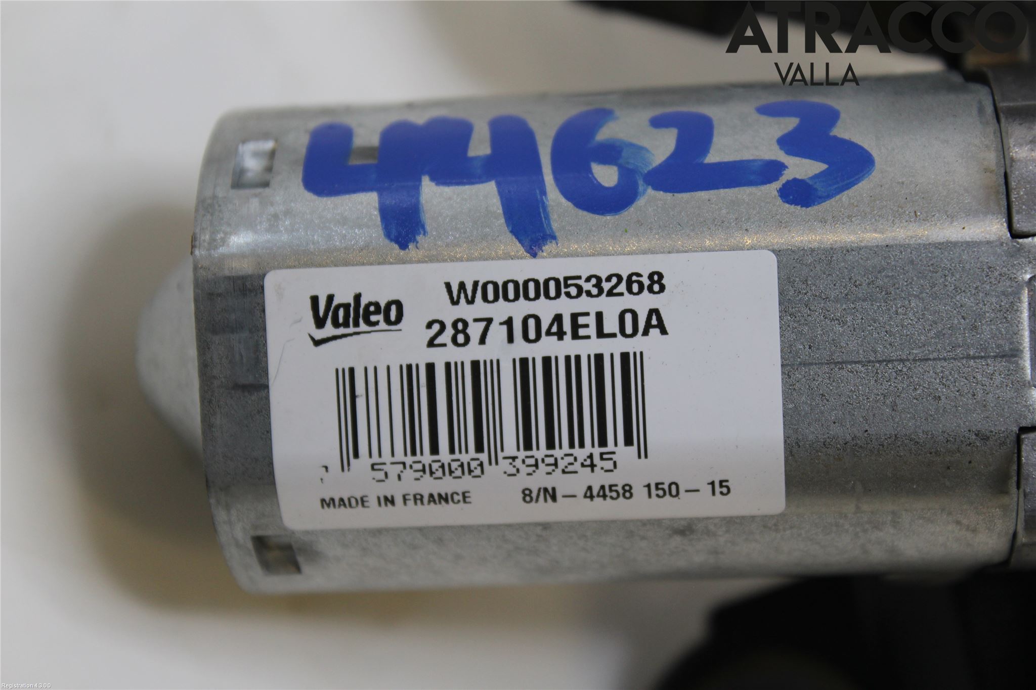 Nissan QASHQAI 14-17 Torkarmotor Baklucka