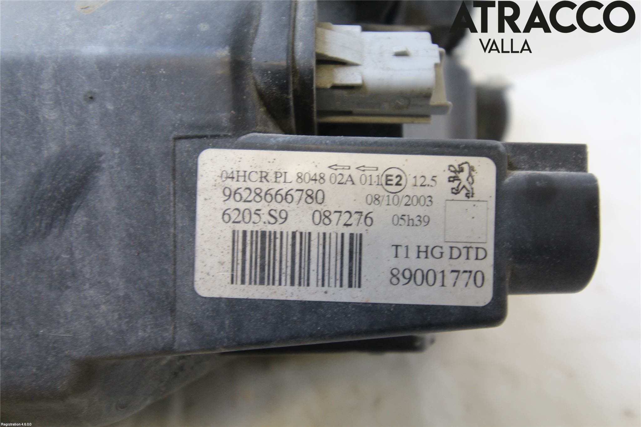 Peugeot 206 98-09 Strålkastare Höger