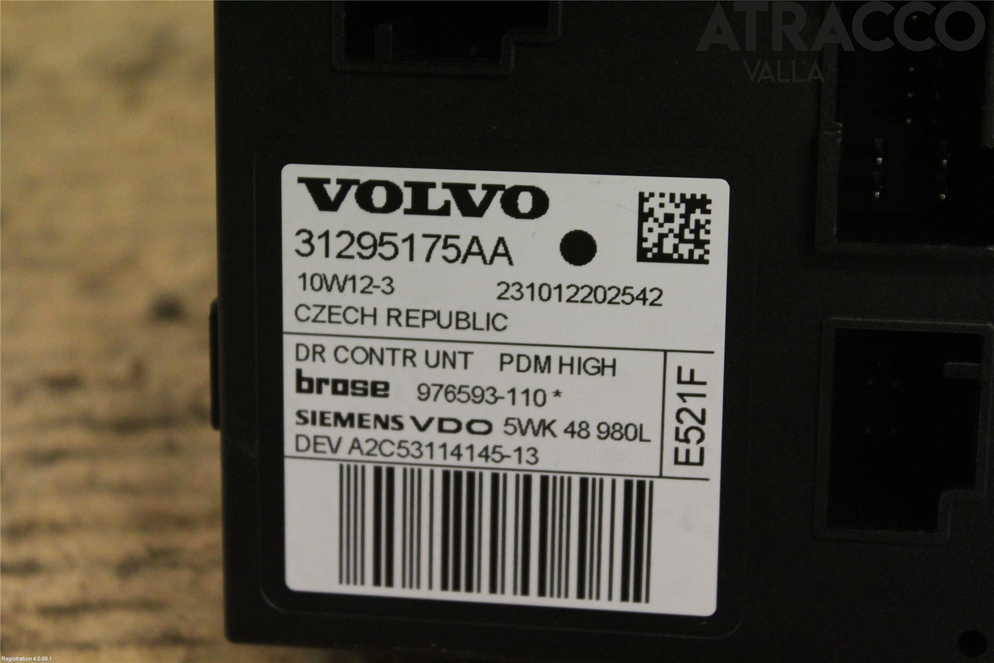 Volvo V50 08-12 Fönsterhissmotor