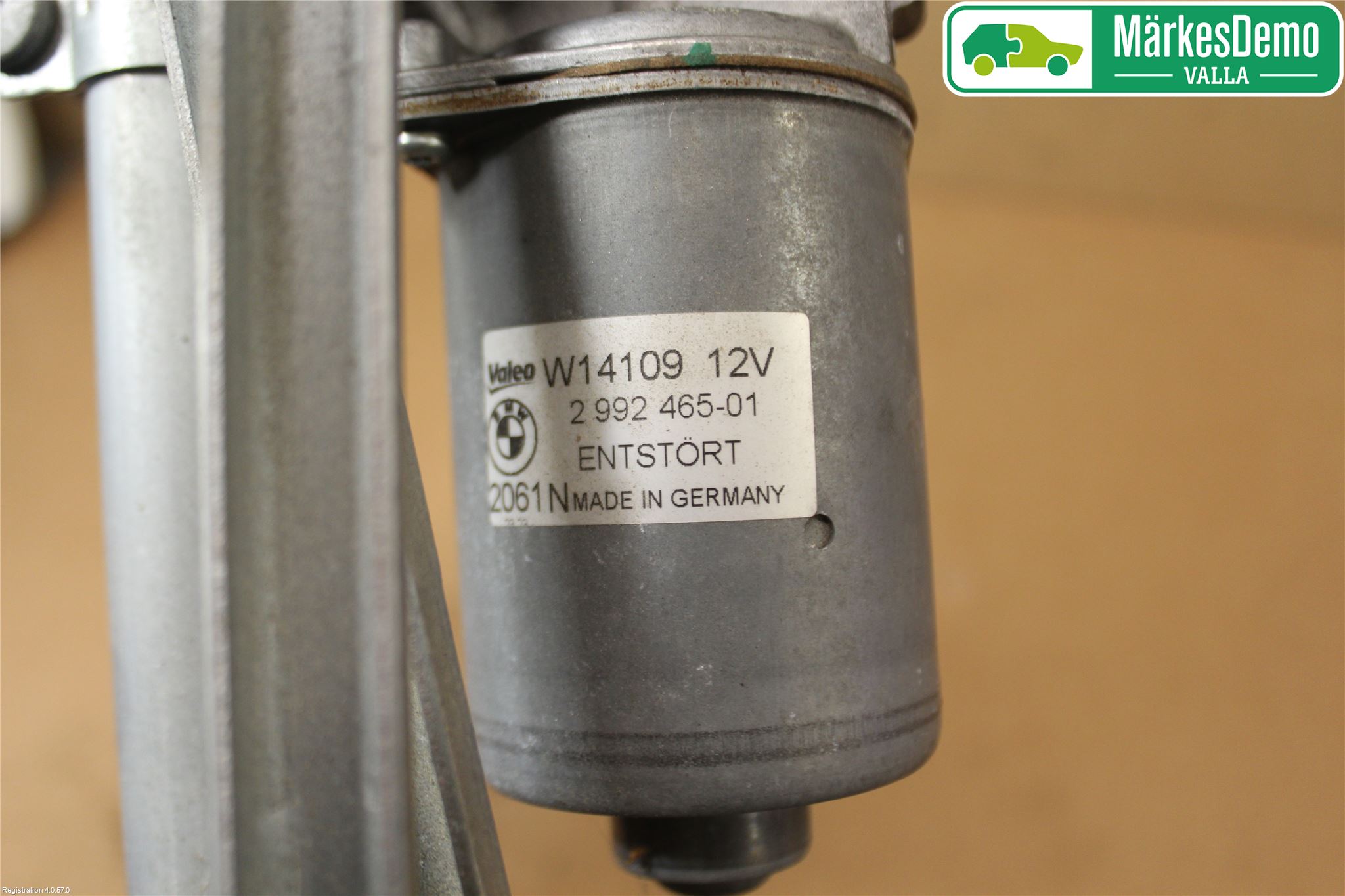 BMW X1 E84 10-15 Torkarmekanism Vindruta