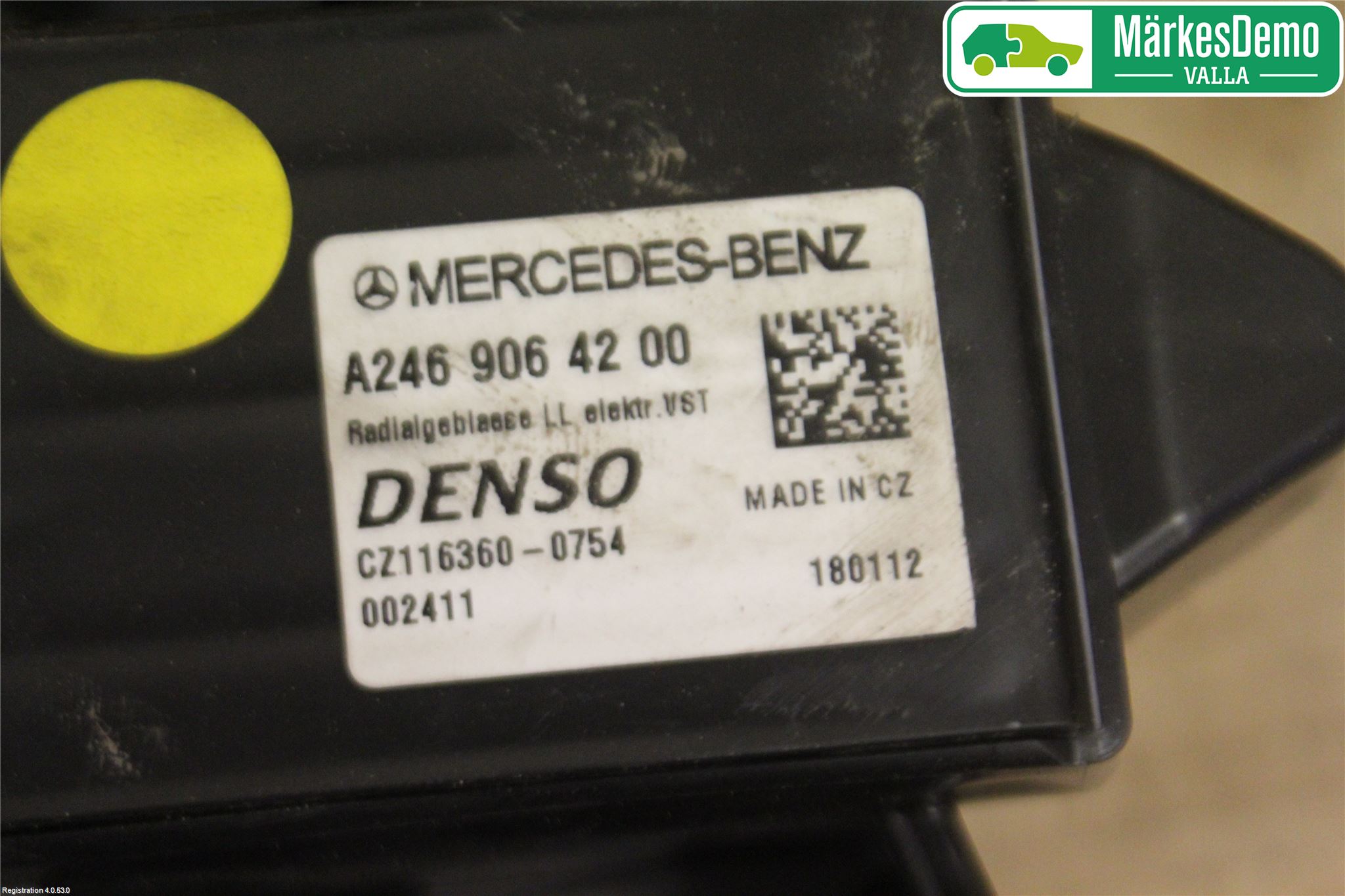 Mercedes-Benz MB B-KLASS (W246/W242) 12-19 Värmefläkt