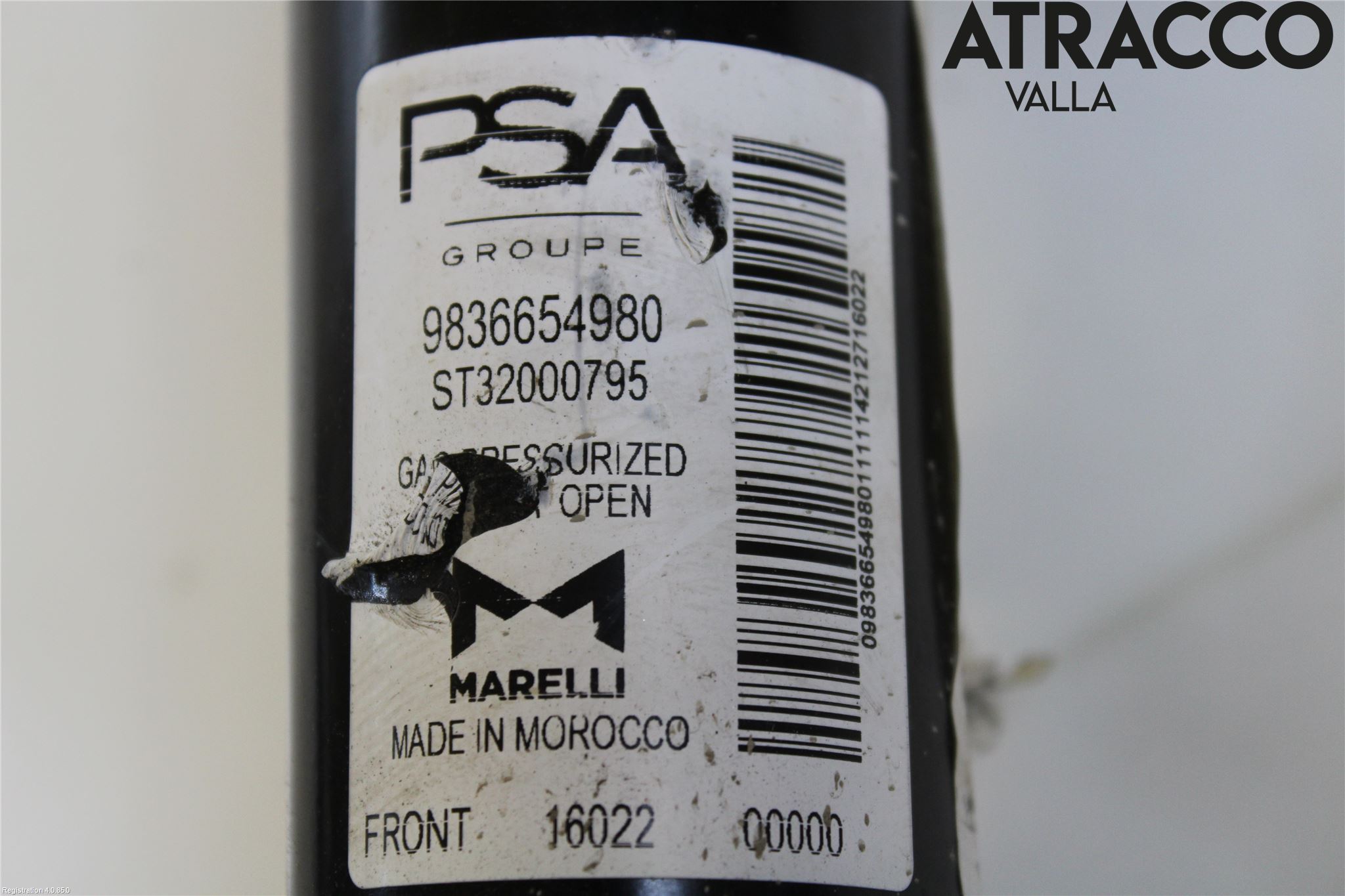 Peugeot 2008/E-2008 20- Fjäderben Fram Vänster