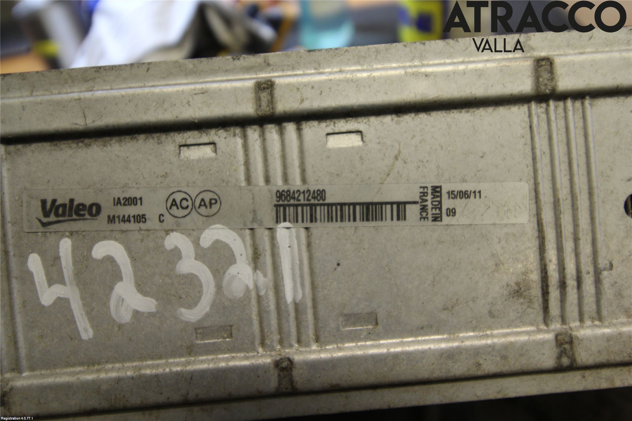 Peugeot 308 08-13 Laddluft-Intercooler Kyl