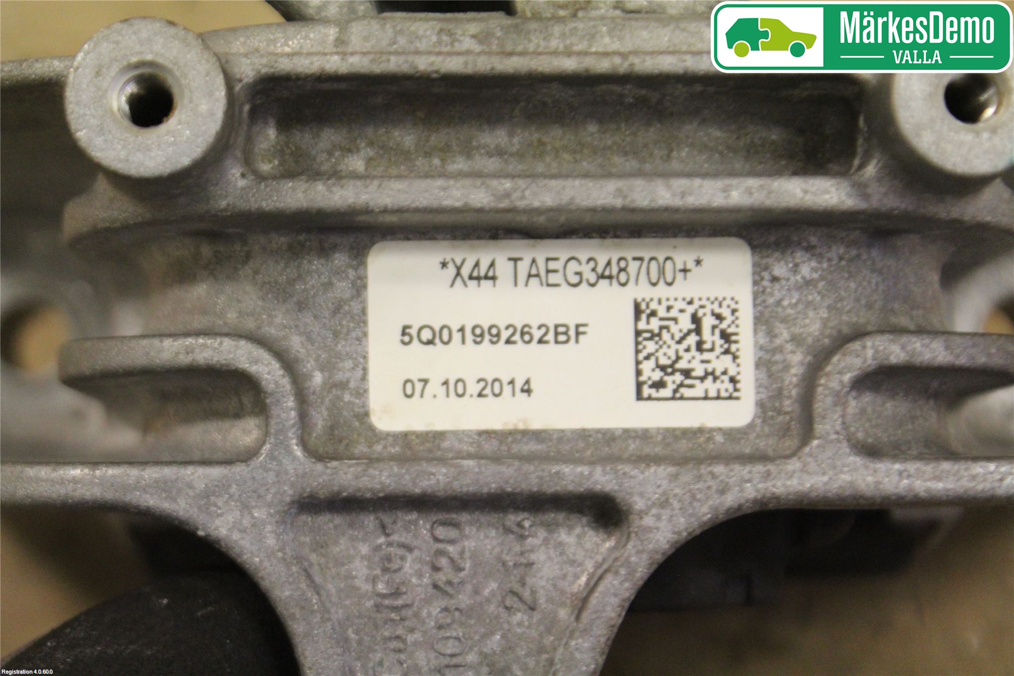 Volkswagen VW GOLF / E-GOLF VII 13-20 Motorfäste