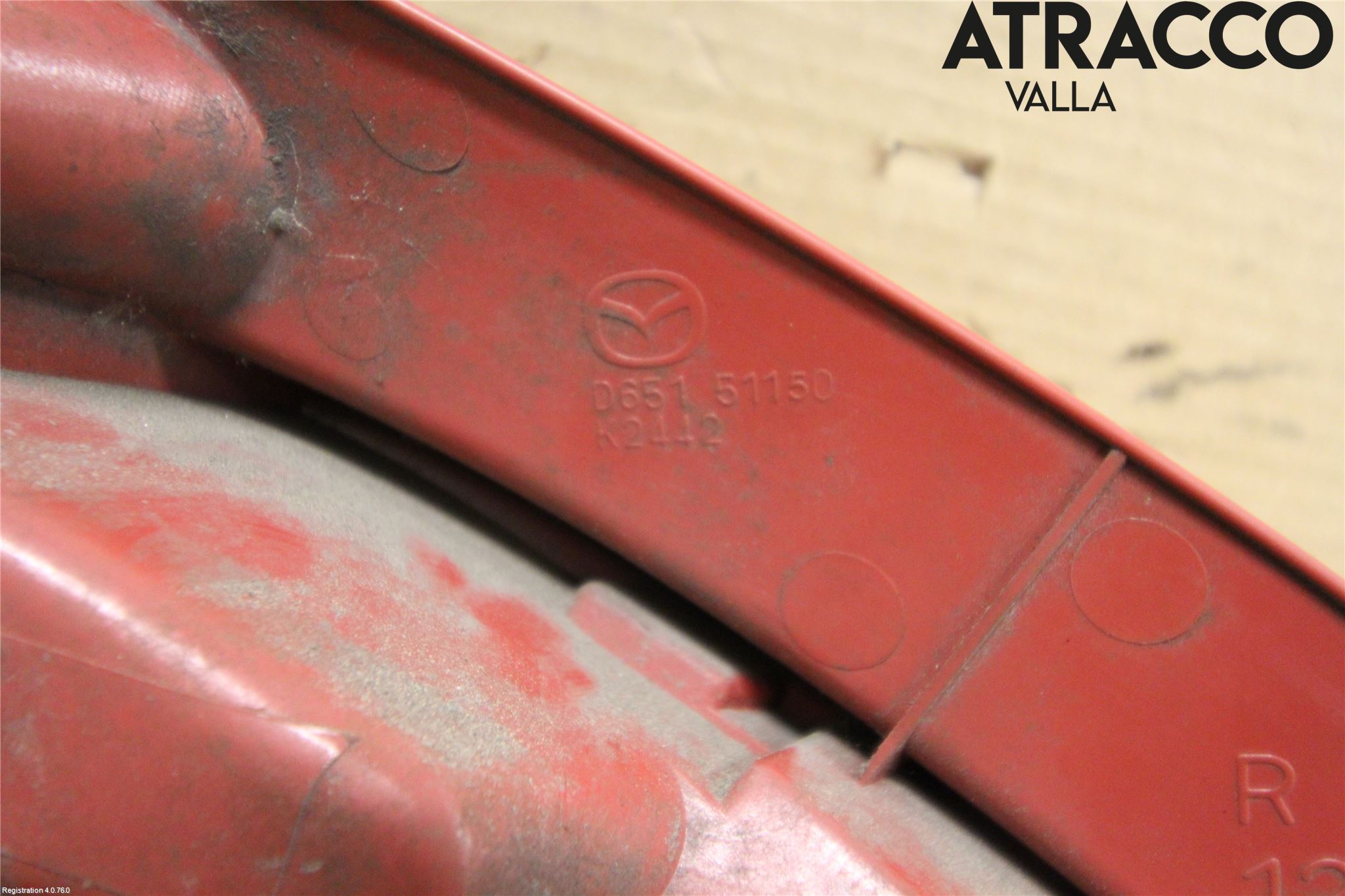 Mazda 2 (DE) 08-15 Bakljus Höger