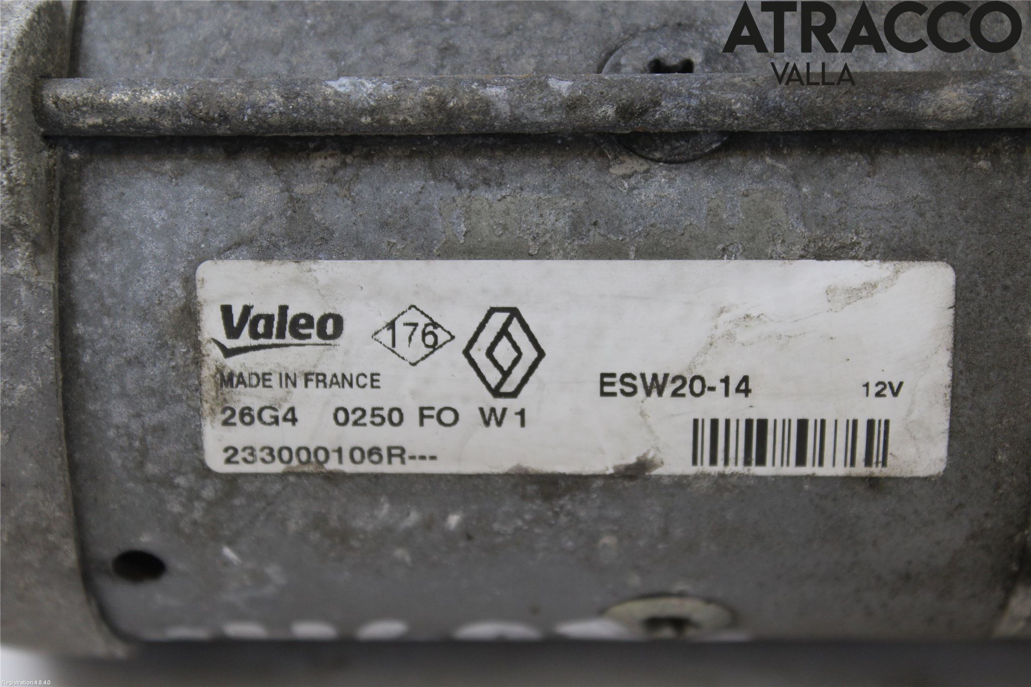 Opel VIVARO 15-19 Startmotor Diesel