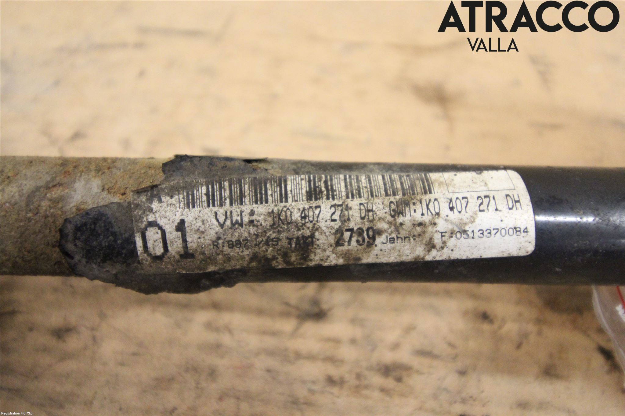 Volkswagen VW GOLF V 04-09 Drivaxel Fram Vänster