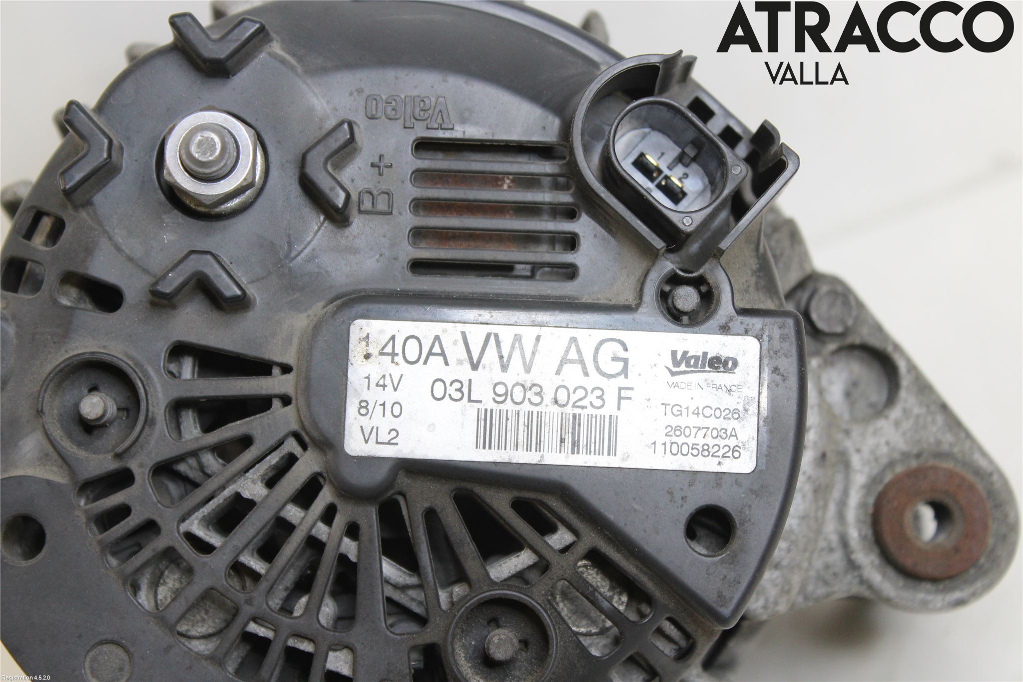 Volkswagen VW TIGUAN 07-16 Generator