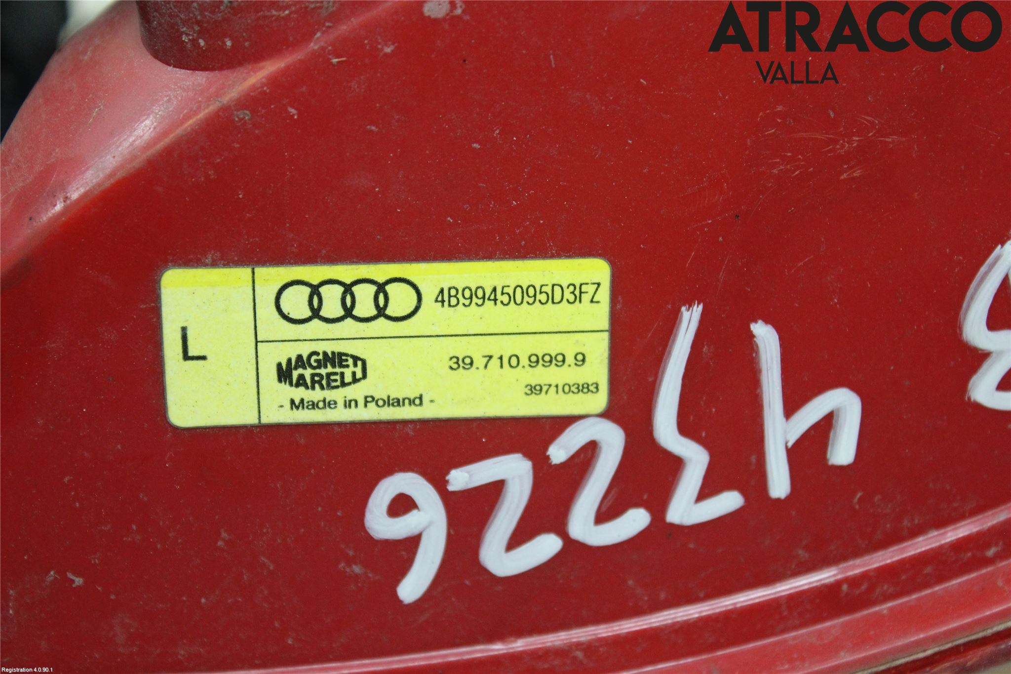 Audi A6/S6     97-05 Bakljus Vänster