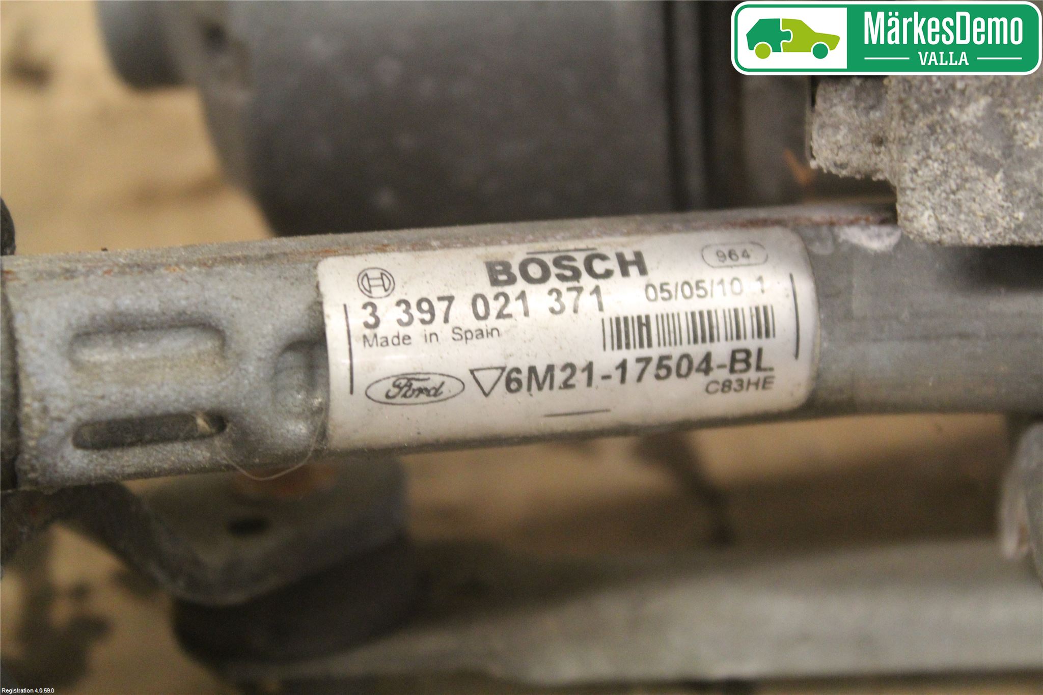 Ford S-MAX 06-15 Torkarmotor Vindruta