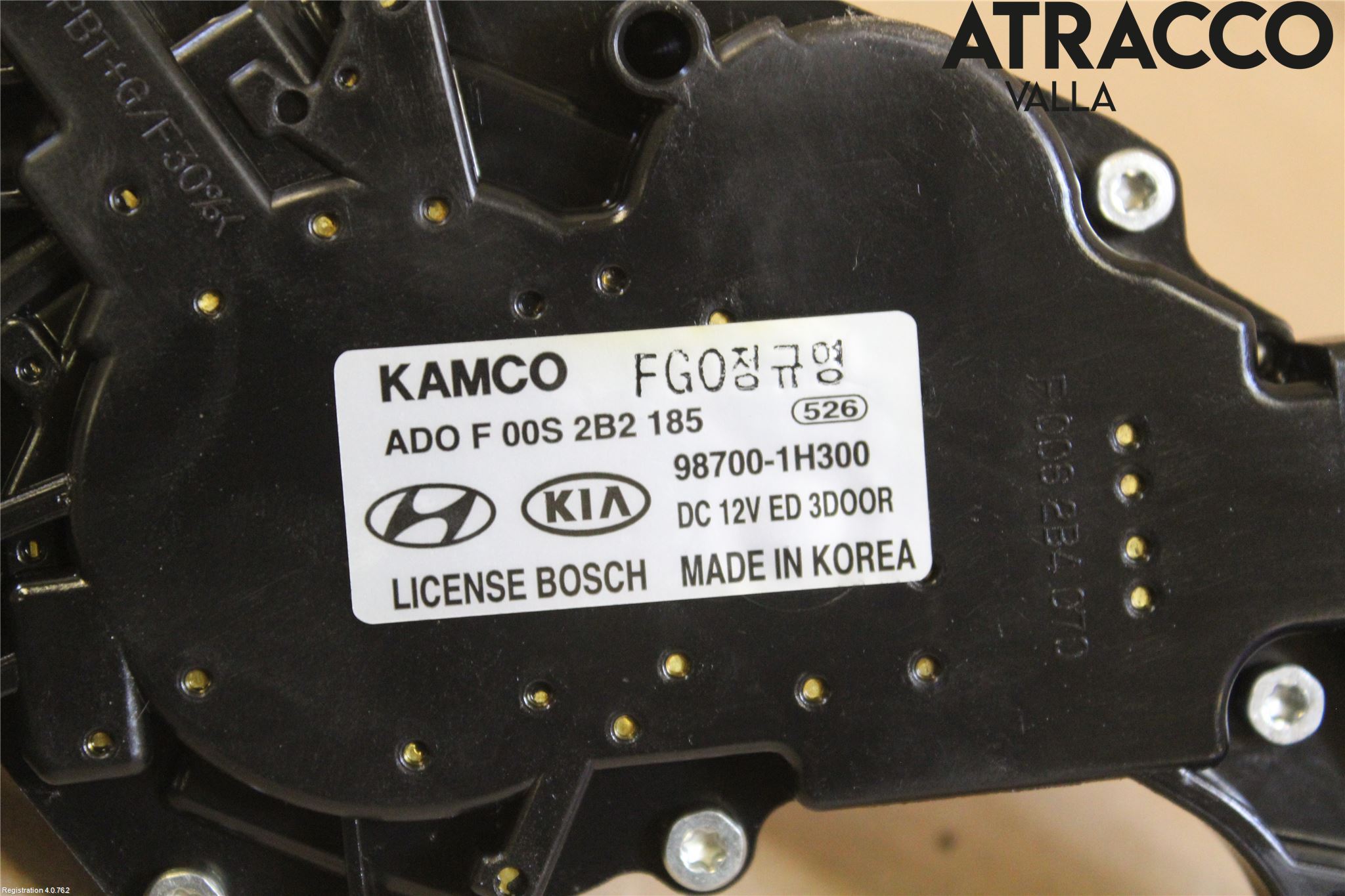 Hyundai ix35 Torkarmotor Baklucka