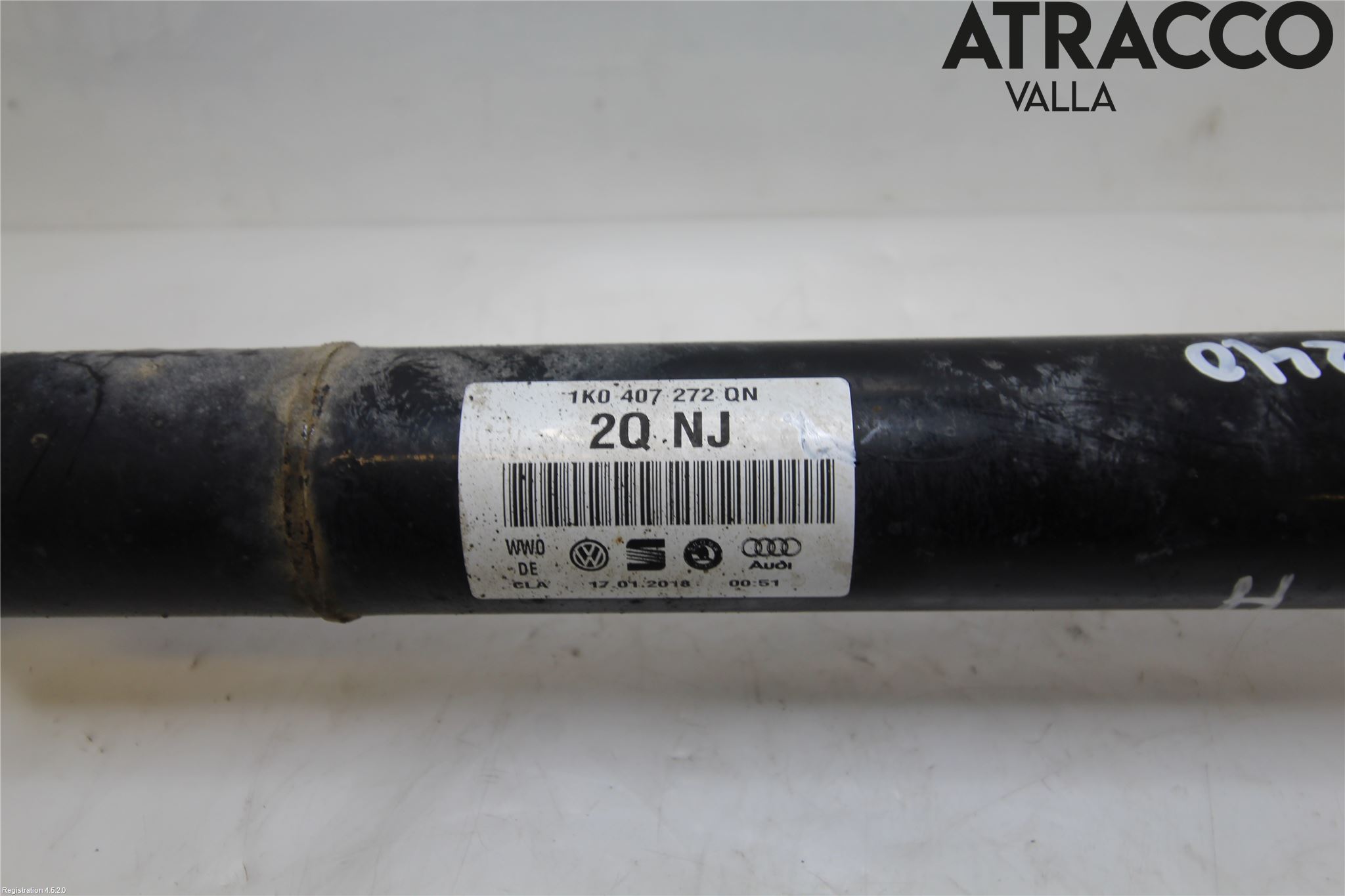 Volkswagen VW CADDY 16-20 Drivaxel Fram Höger