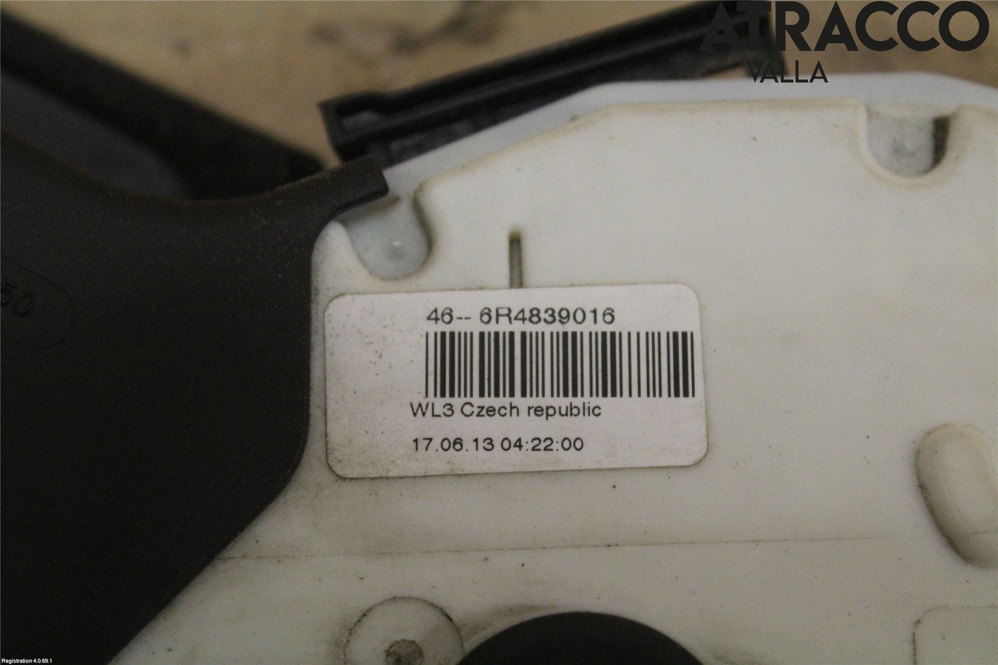 Volkswagen VW POLO 10-17 Låskista-Dörrlås