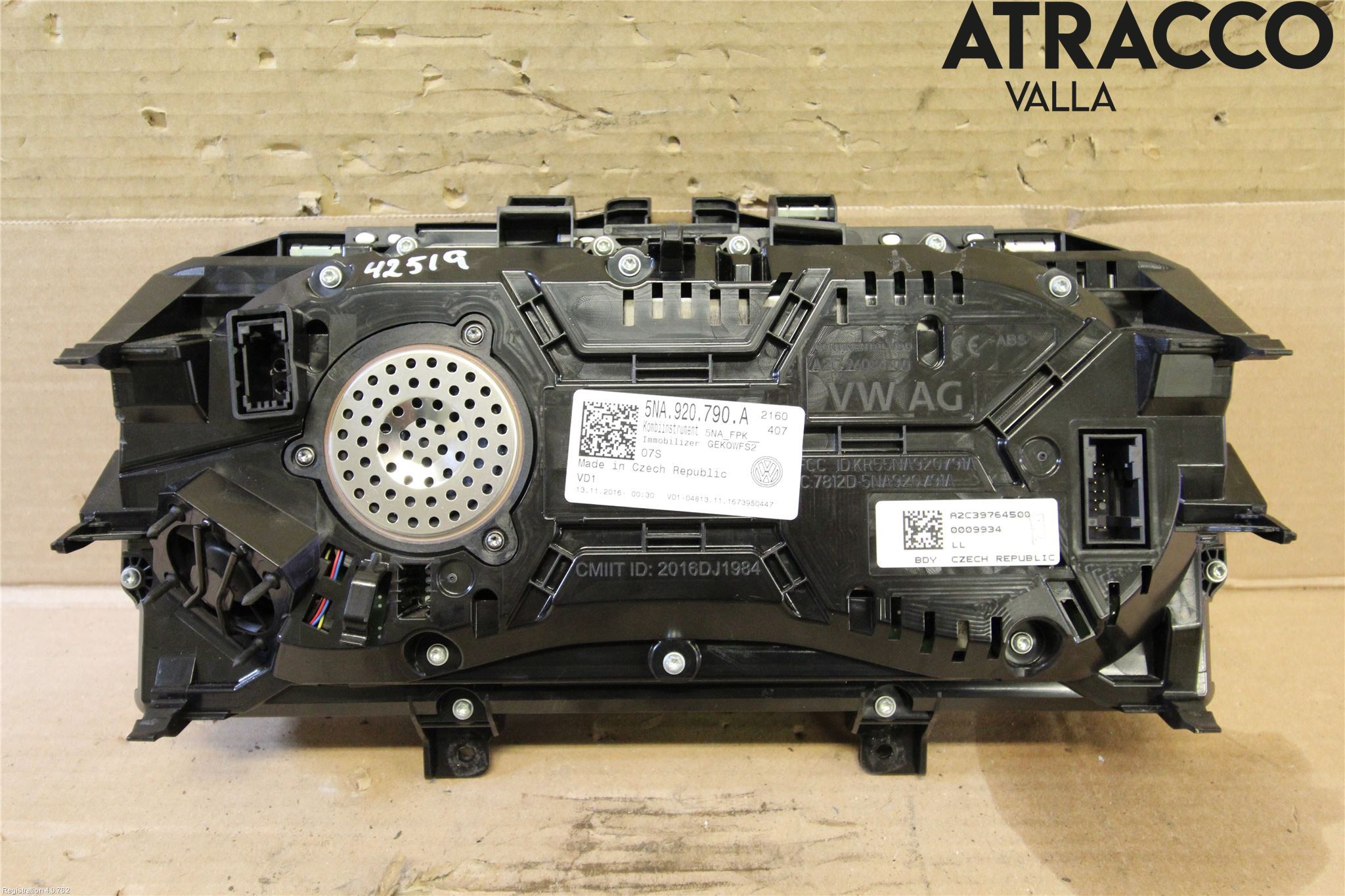 Volkswagen VW TIGUAN 16-24 Instrument Komb