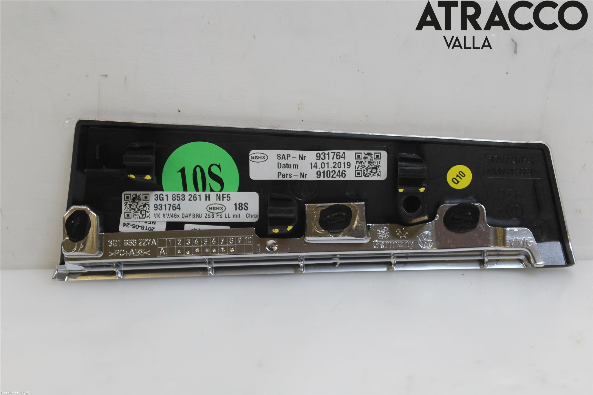 Volkswagen VW PASSAT 15-19 Instrumentbräda Inlägg-Dekorlist