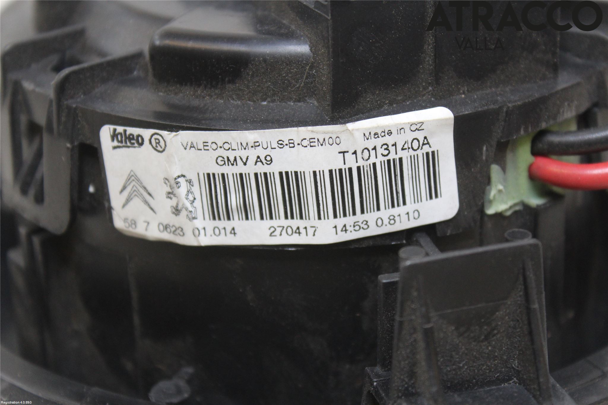 Peugeot PEUGOT 208 16-19 Ac Värmefläkt