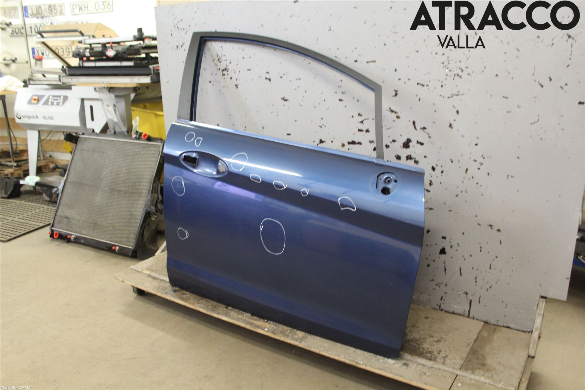 Ford FIESTA 09-12 Dörr Fram Höger