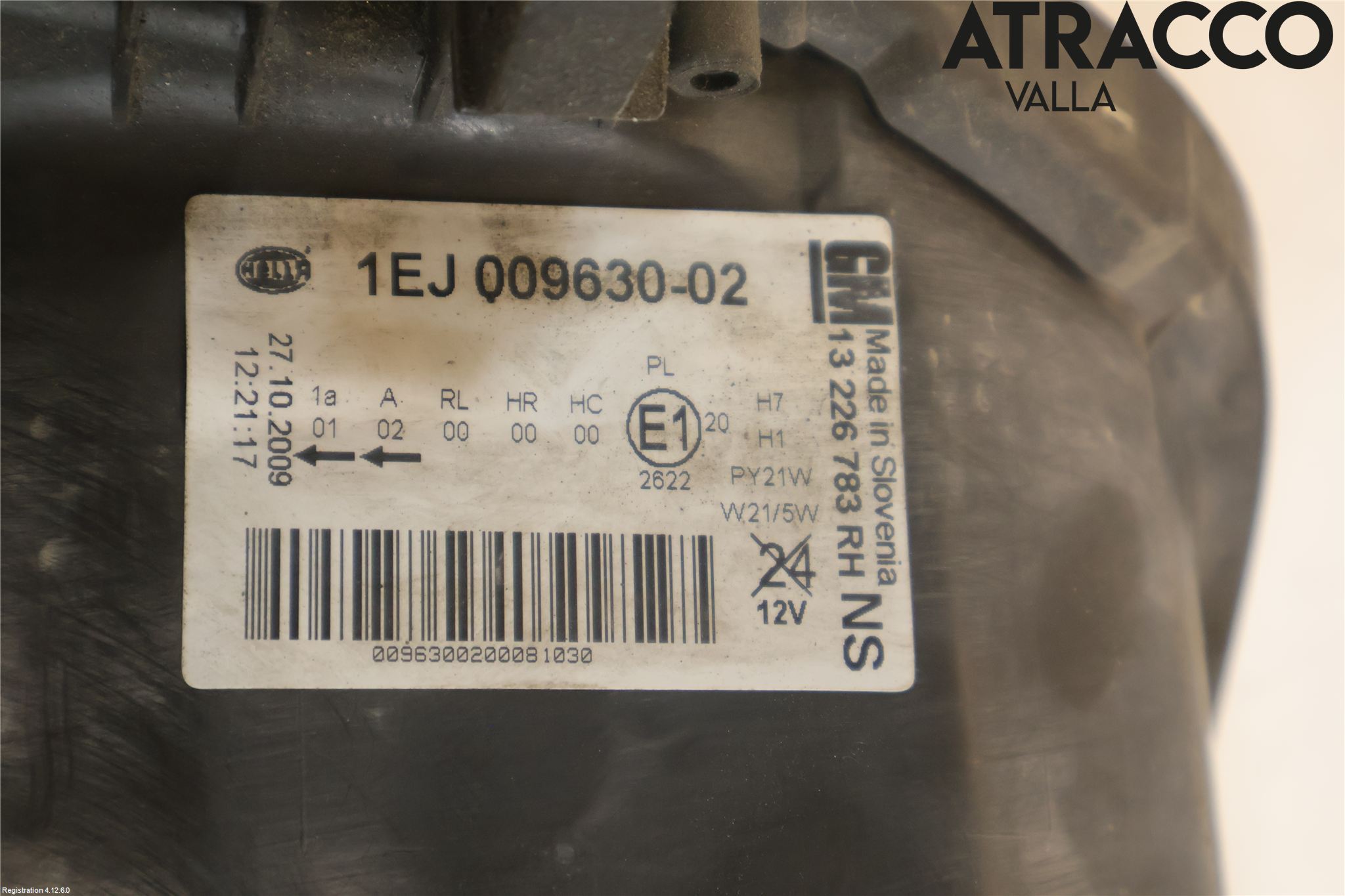 Opel INSIGNIA 09-16 Strålkastare Höger