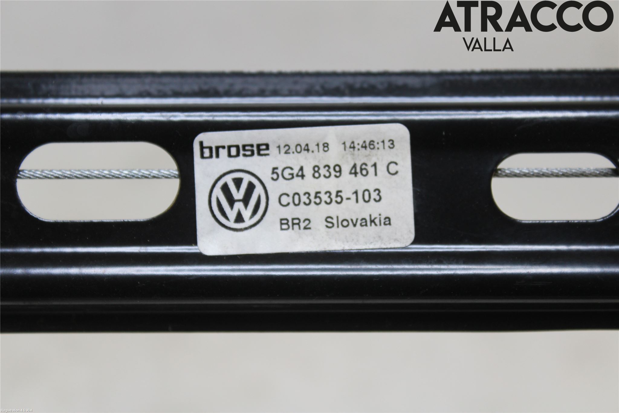 Volkswagen VW GOLF / E-GOLF VII 13-20 Fönsterhissmekanism