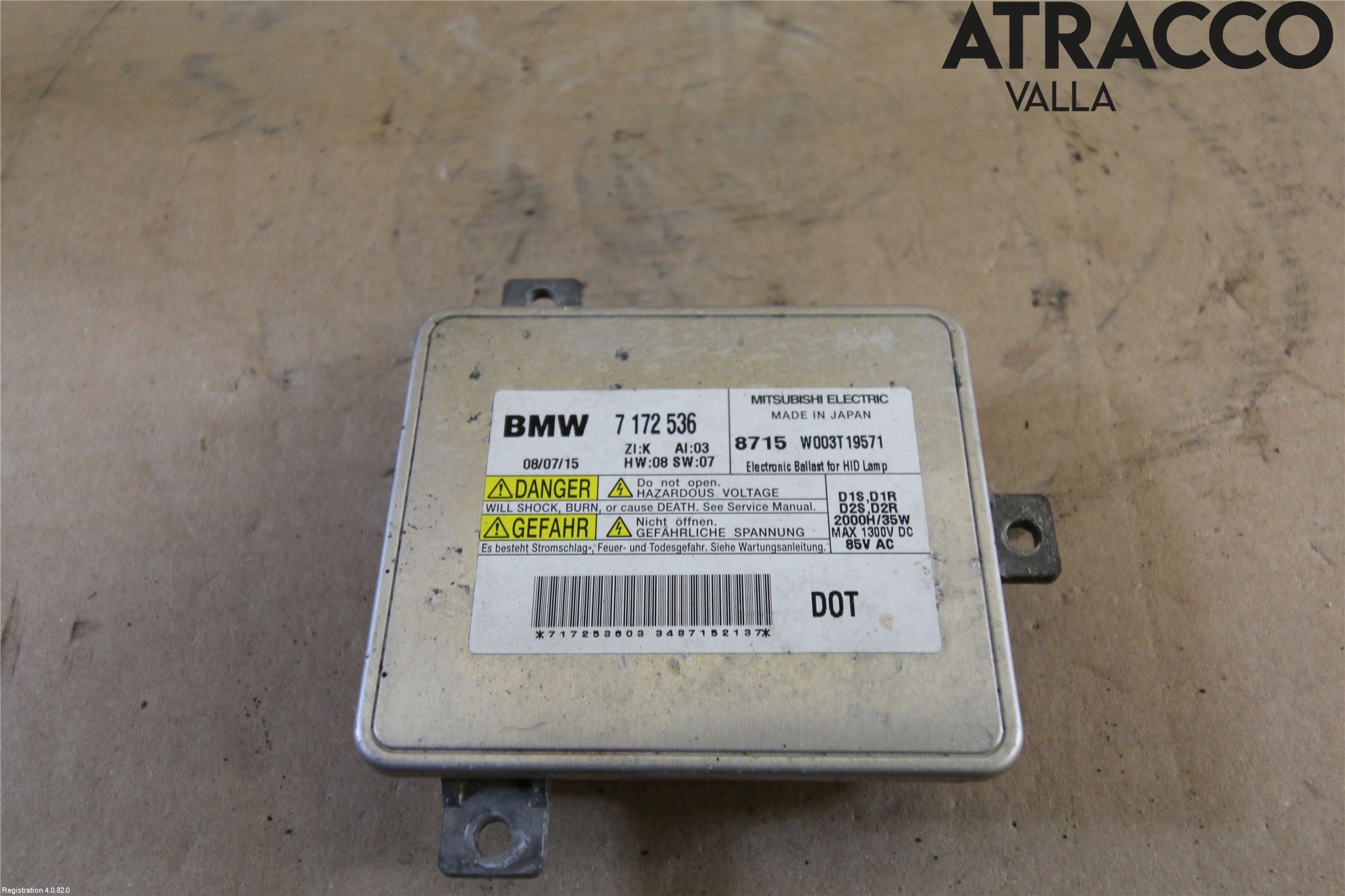 BMW 3 E90/91 SED/TOU 05-12 Styrenhet Strålkastare