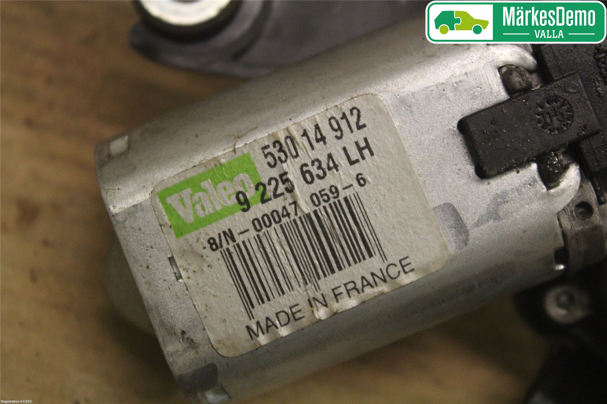 Opel COMBO 02-12 Torkarmotor Baklucka