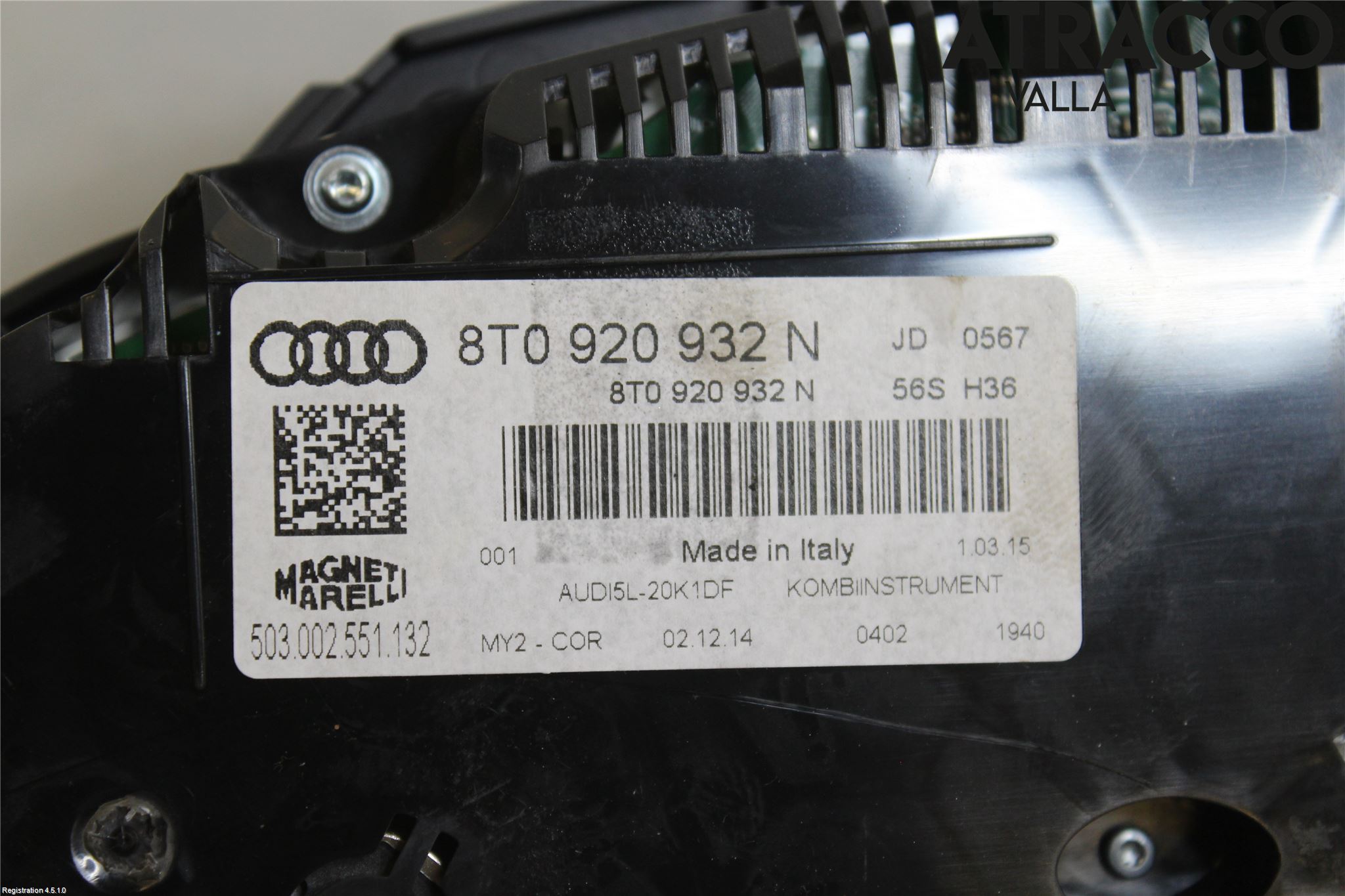 Audi A5 07-16 Instrument Komb