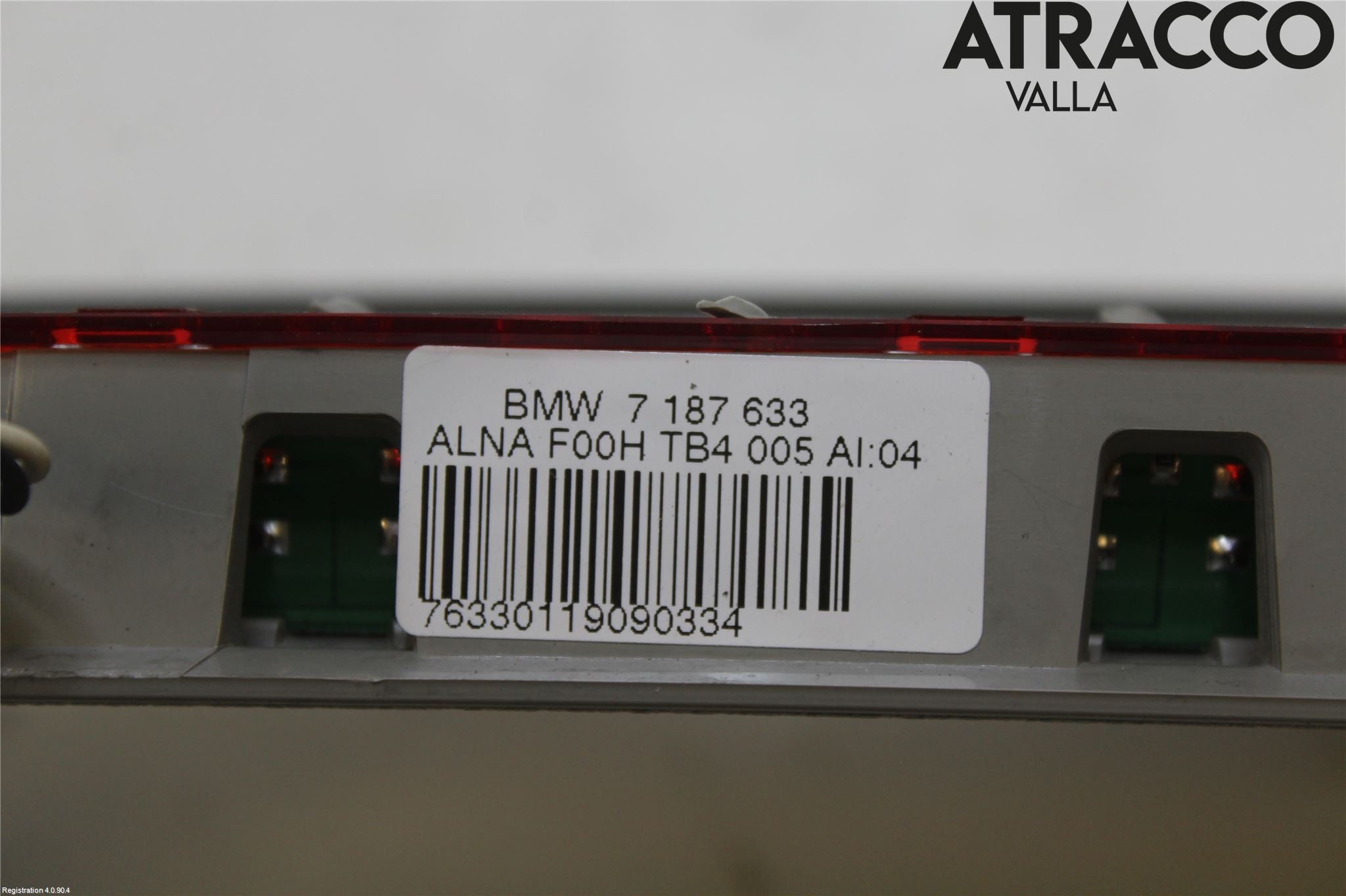 BMW X6 E71/E72   08-14 Bromsljus Bakruta