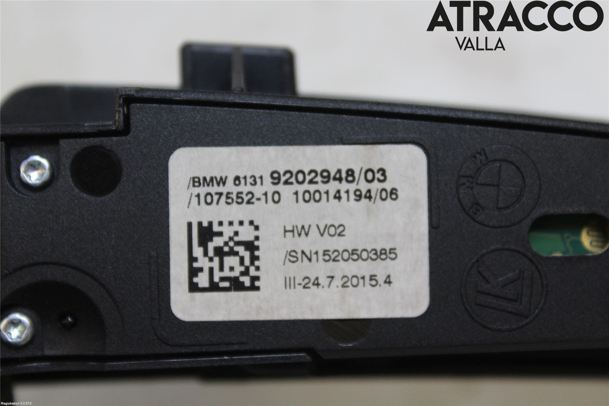 BMW 5 F10/F11/F18 09-17 Strömställare Multifunktion