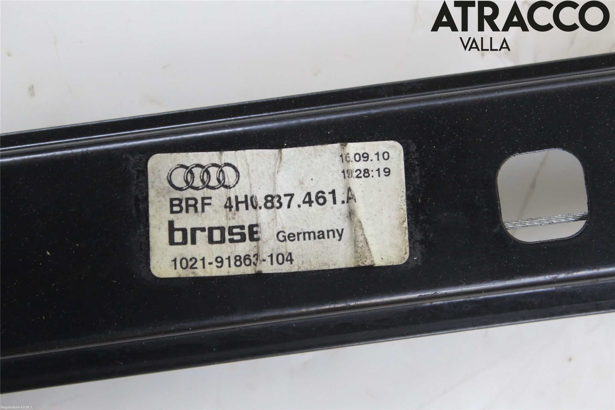 Audi A8/S8 4H 10-17 Fönsterhissmekanism