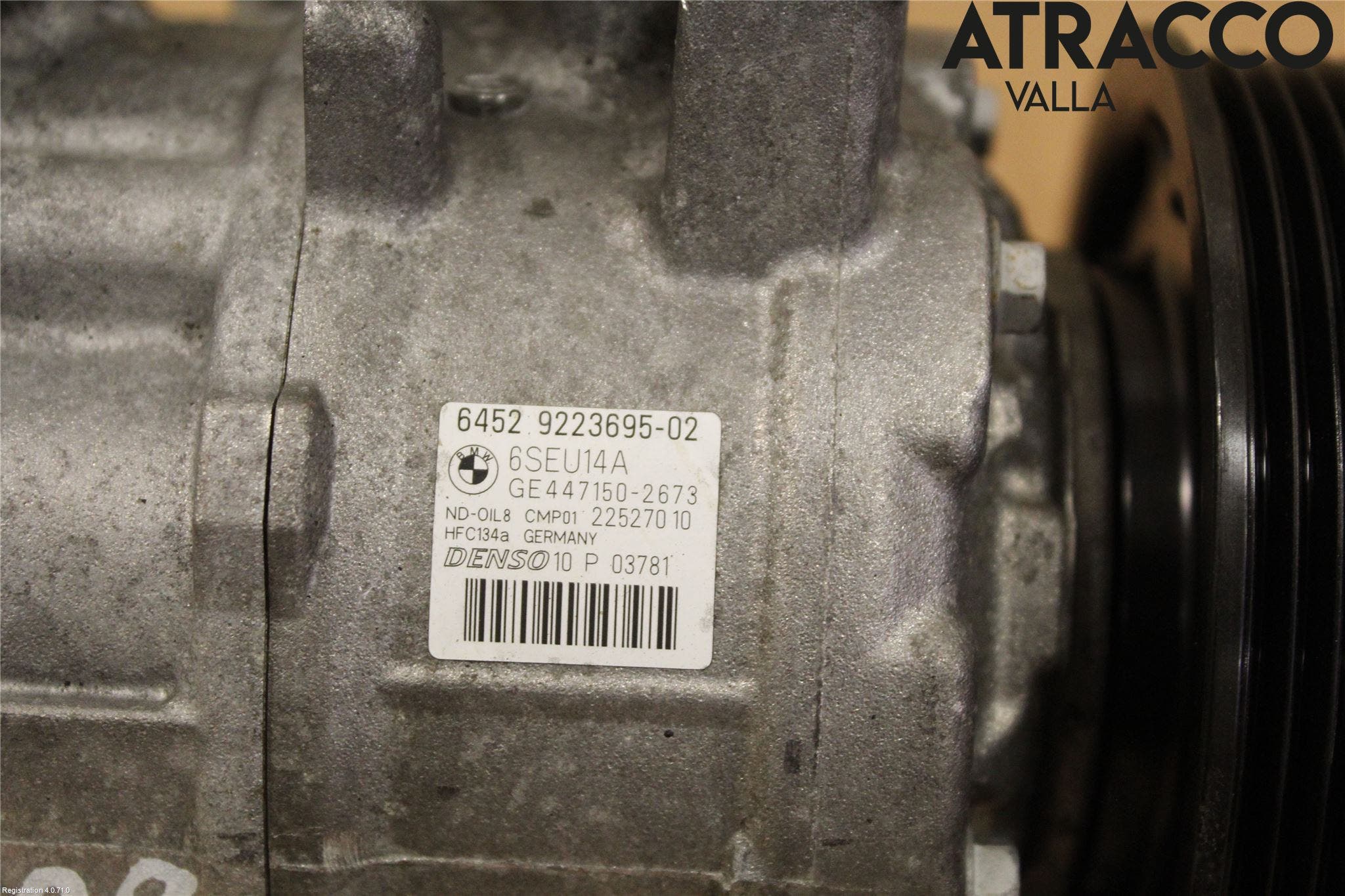 BMW 3 F30/F31/F80 12-19 Ac Kompressor