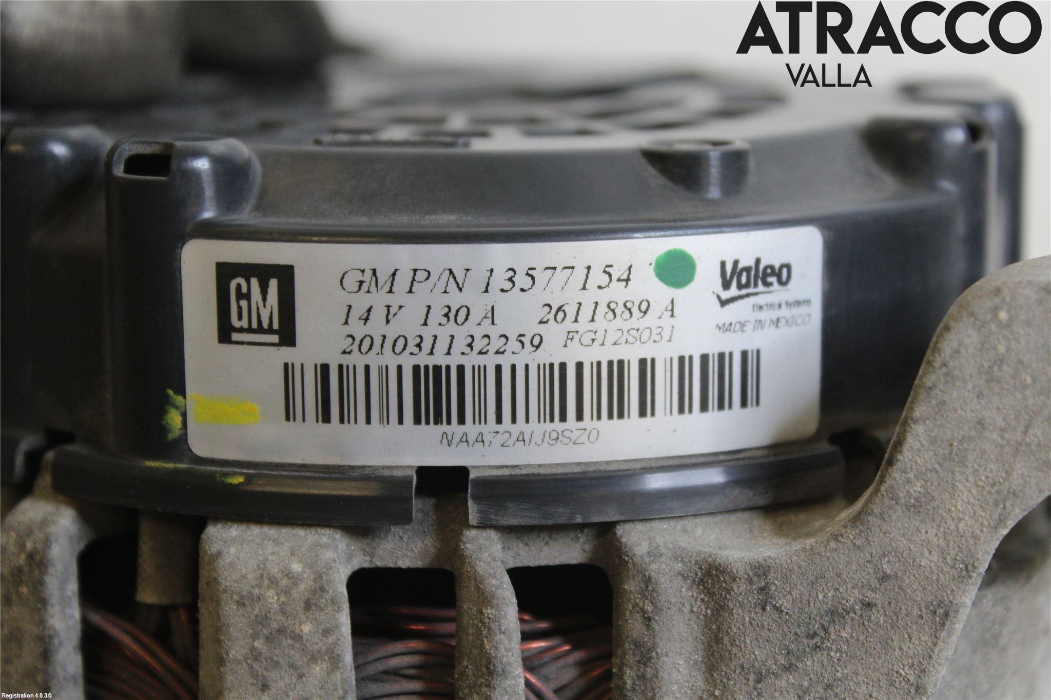 Opel ASTRA J 10-15 Generator