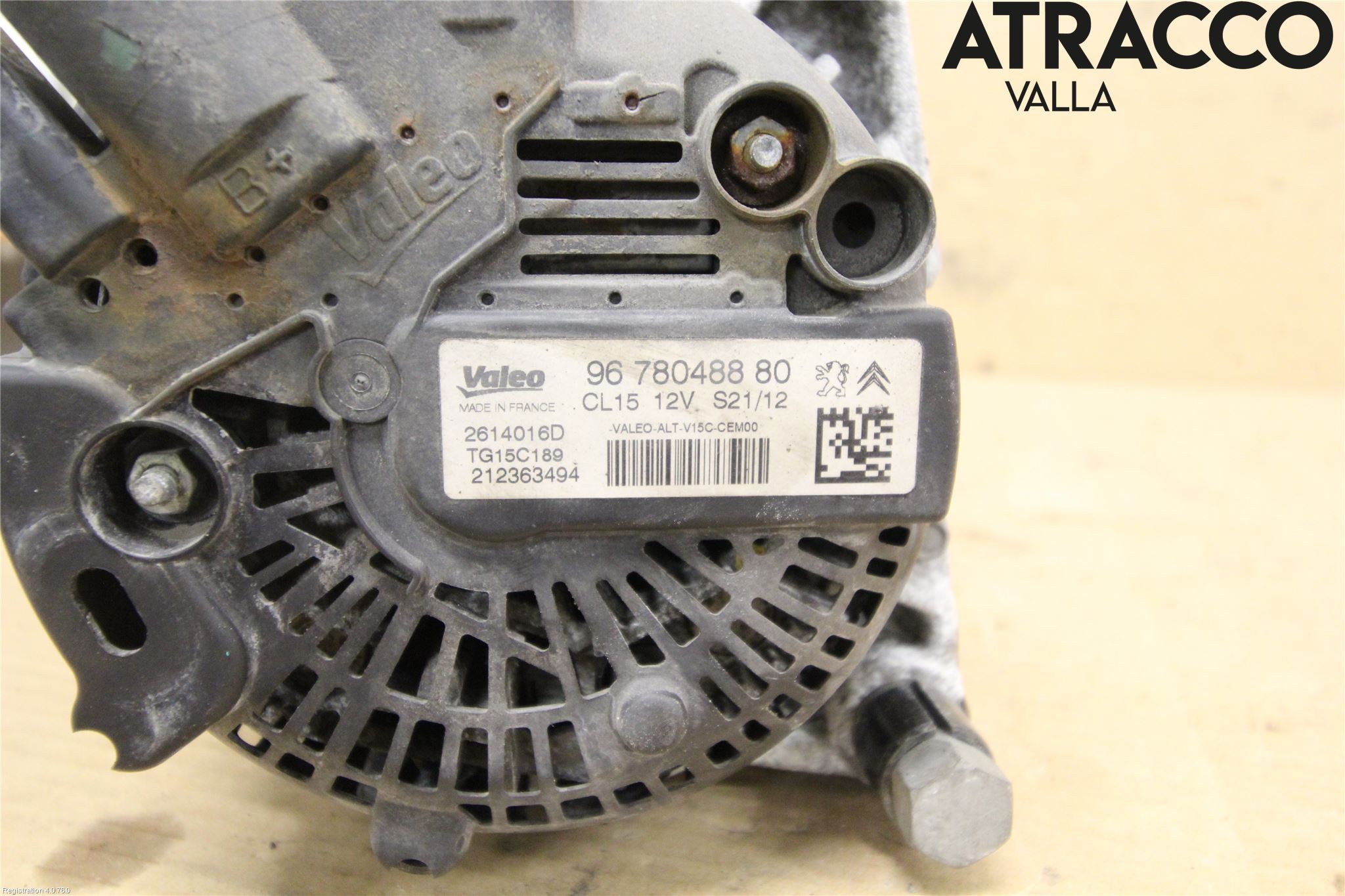 Peugeot 208 12-15 Generator