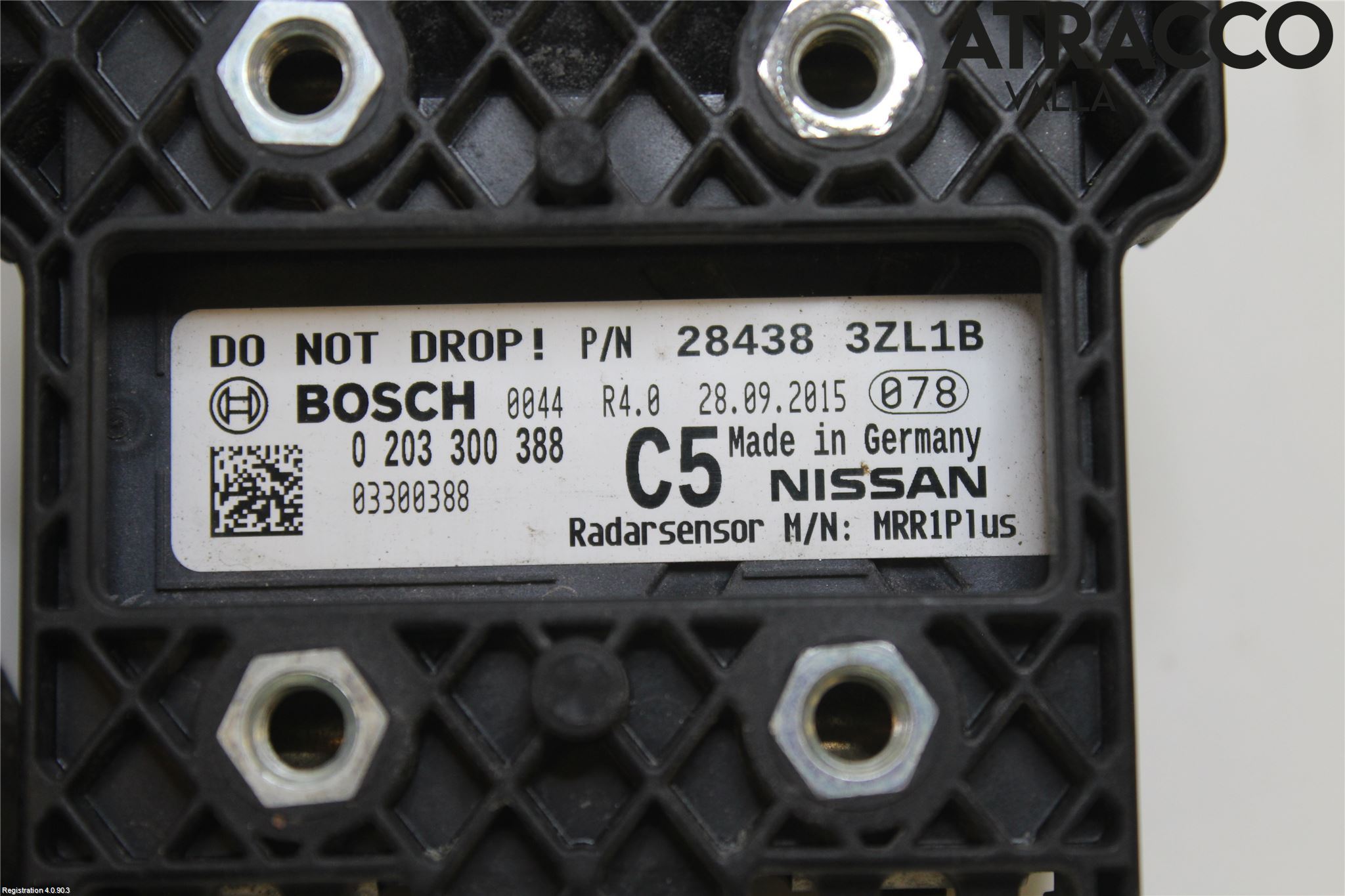 Nissan PULSAR Sensor Aktivt Kollisionsskydd