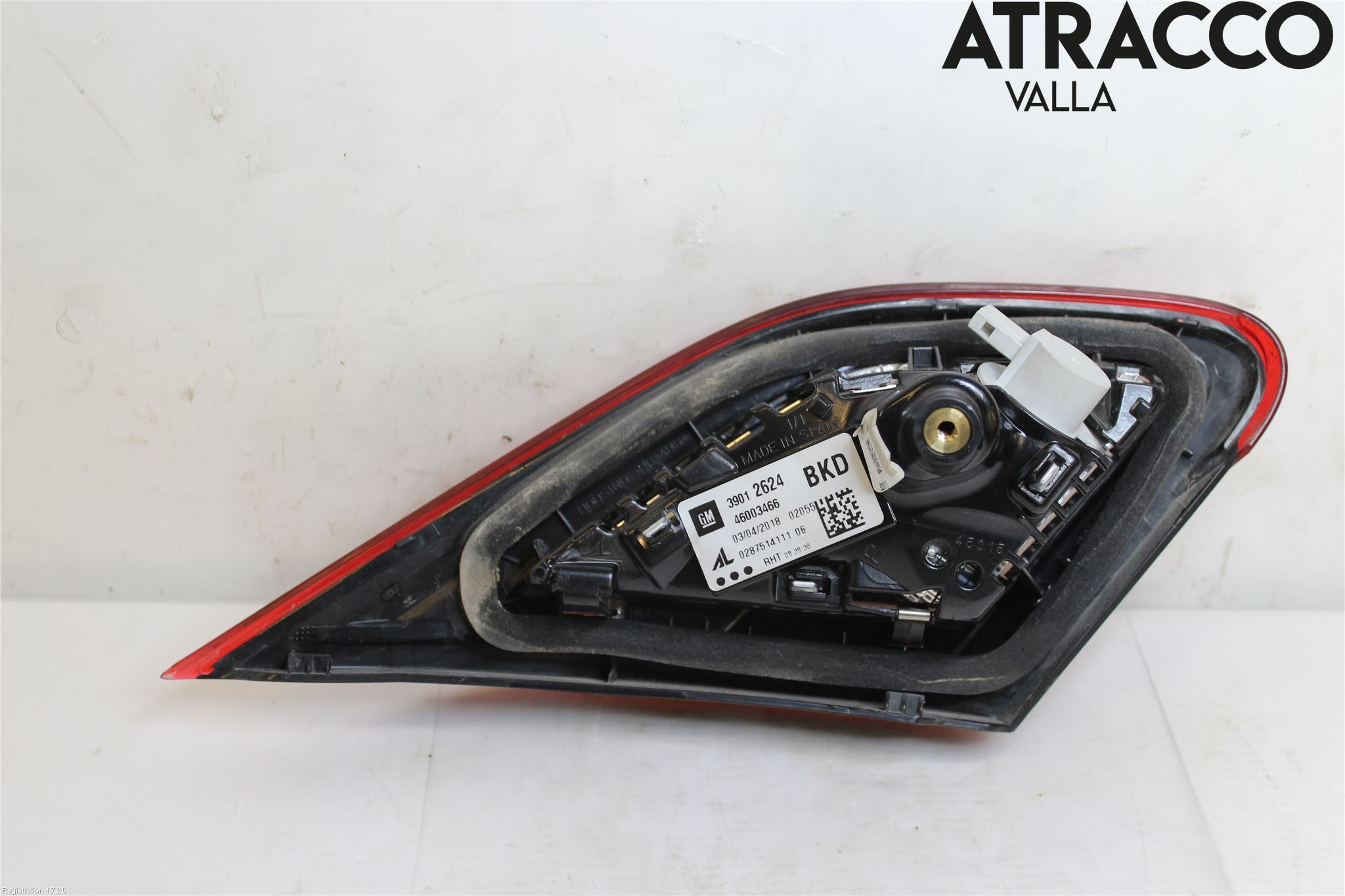 Opel CORSA E 15-19 Bakljus Lucka Hö