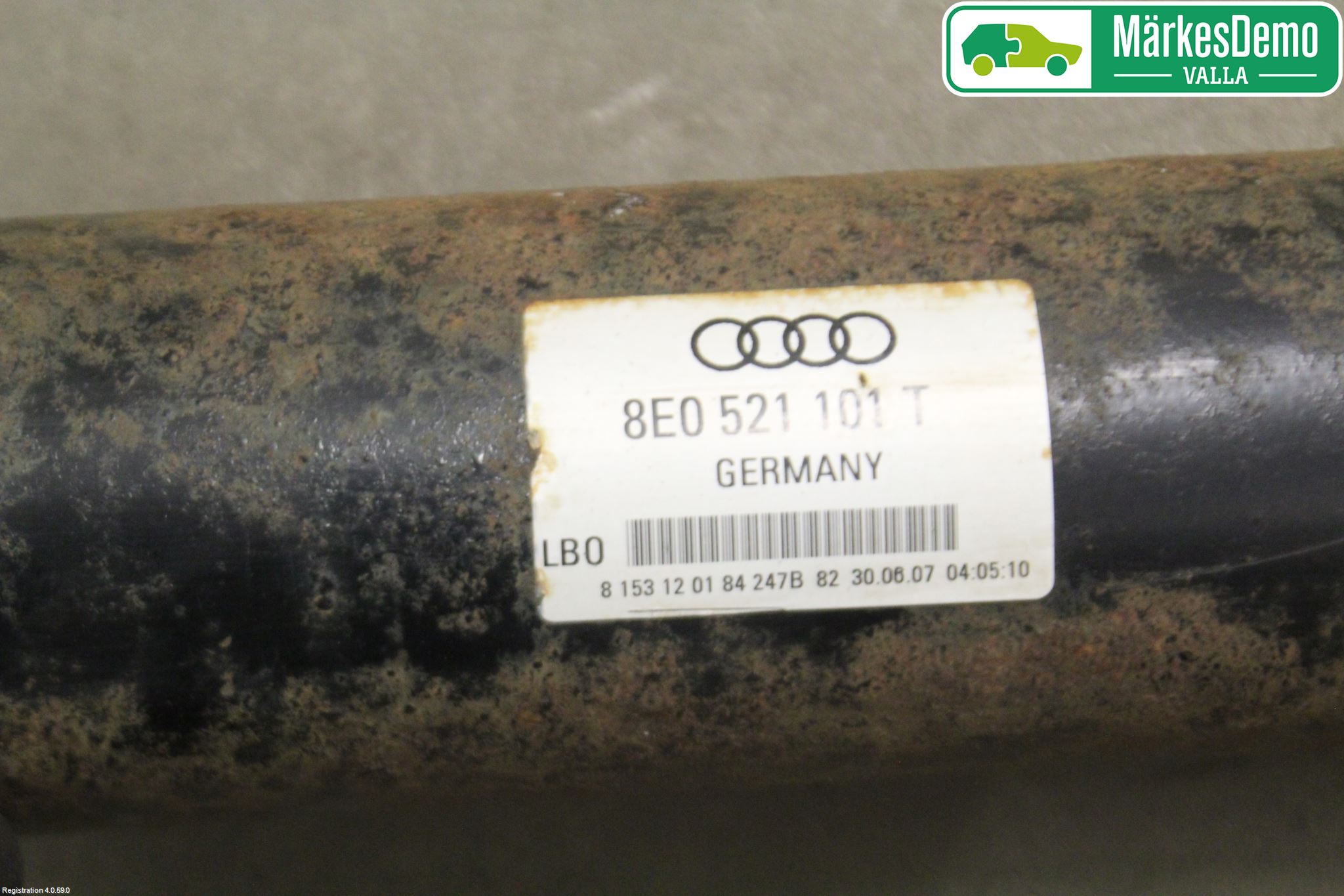 Audi A4/S4 05-07 Mellanaxel Komp