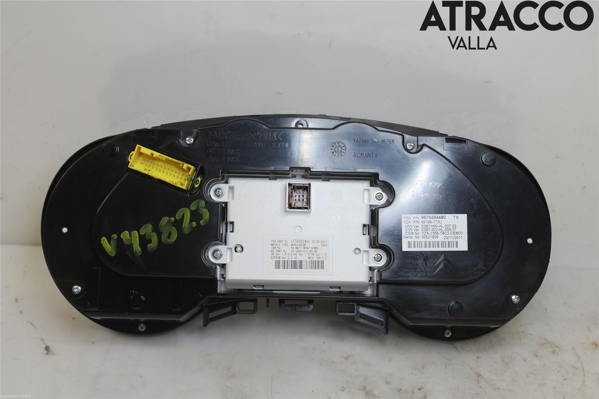Peugeot 3008 09-16 Instrument Komb
